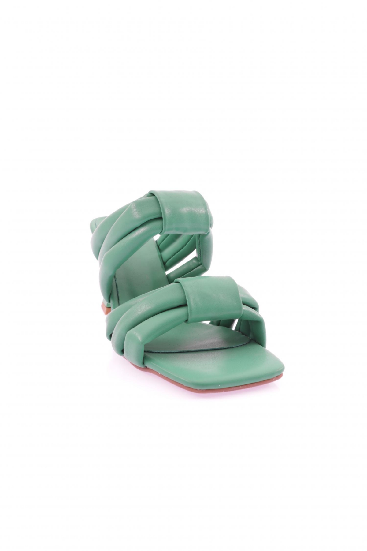 5045-23Y Kadin Sirali Bantli Kadeh Topuklu Terlik - Görsel 3