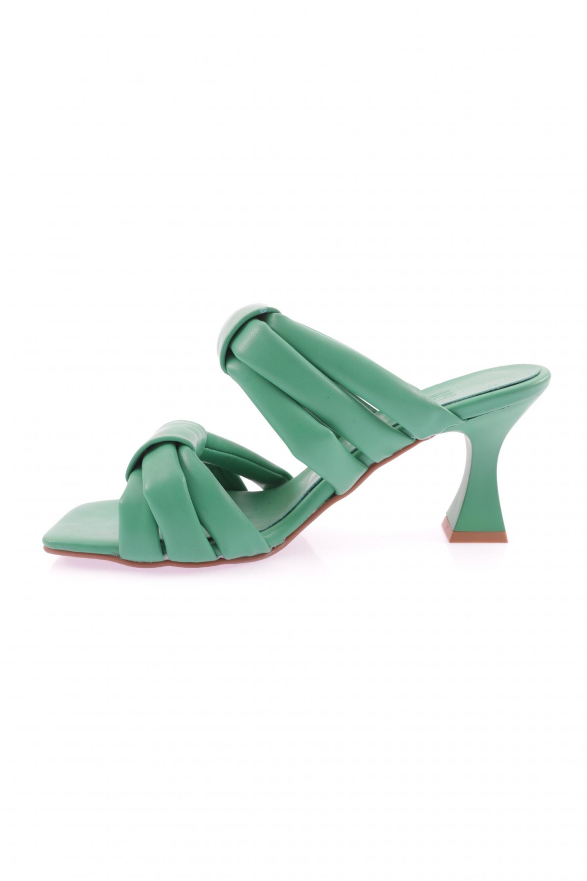 5045-23Y Kadin Sirali Bantli Kadeh Topuklu Terlik - Görsel 4