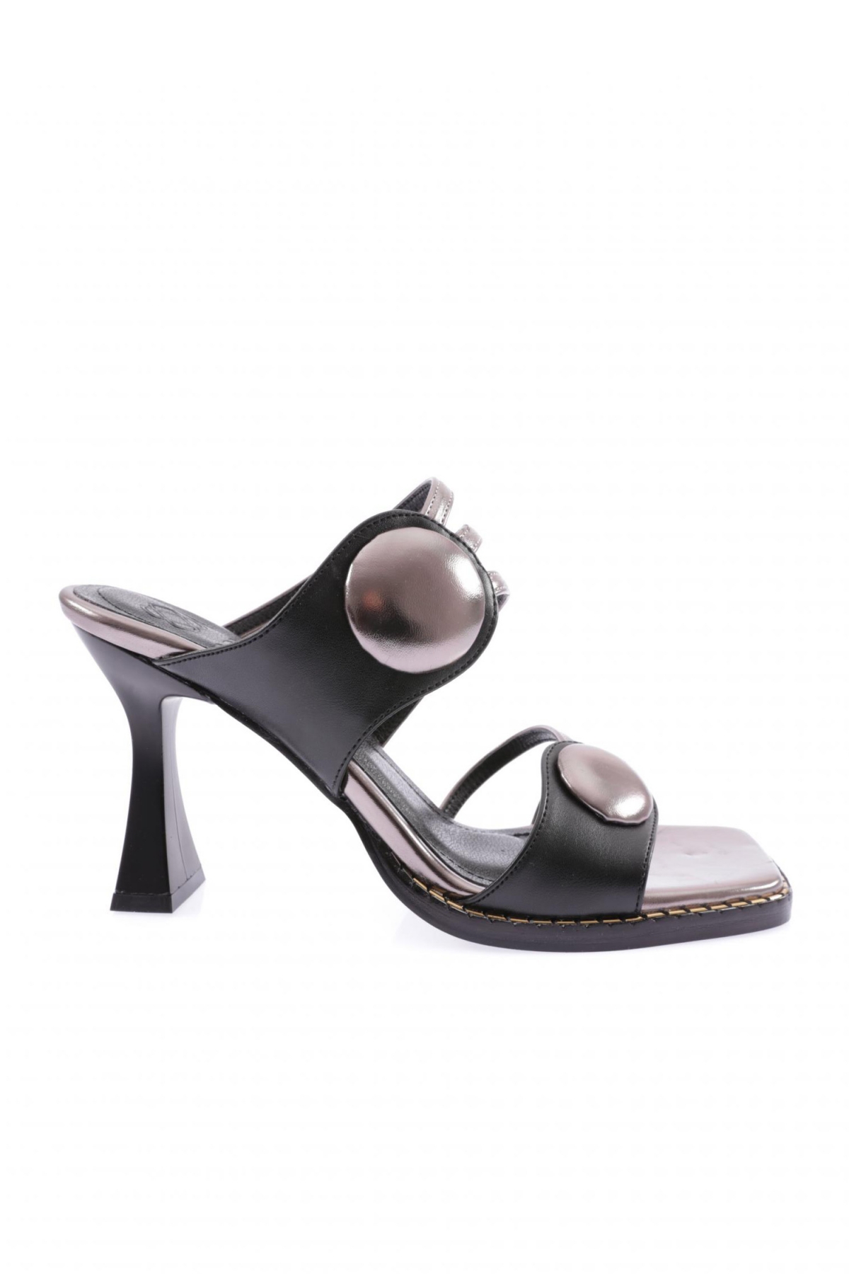 07-23Y Kadin Sirali Bantli Tokali Terlik - Görsel 2