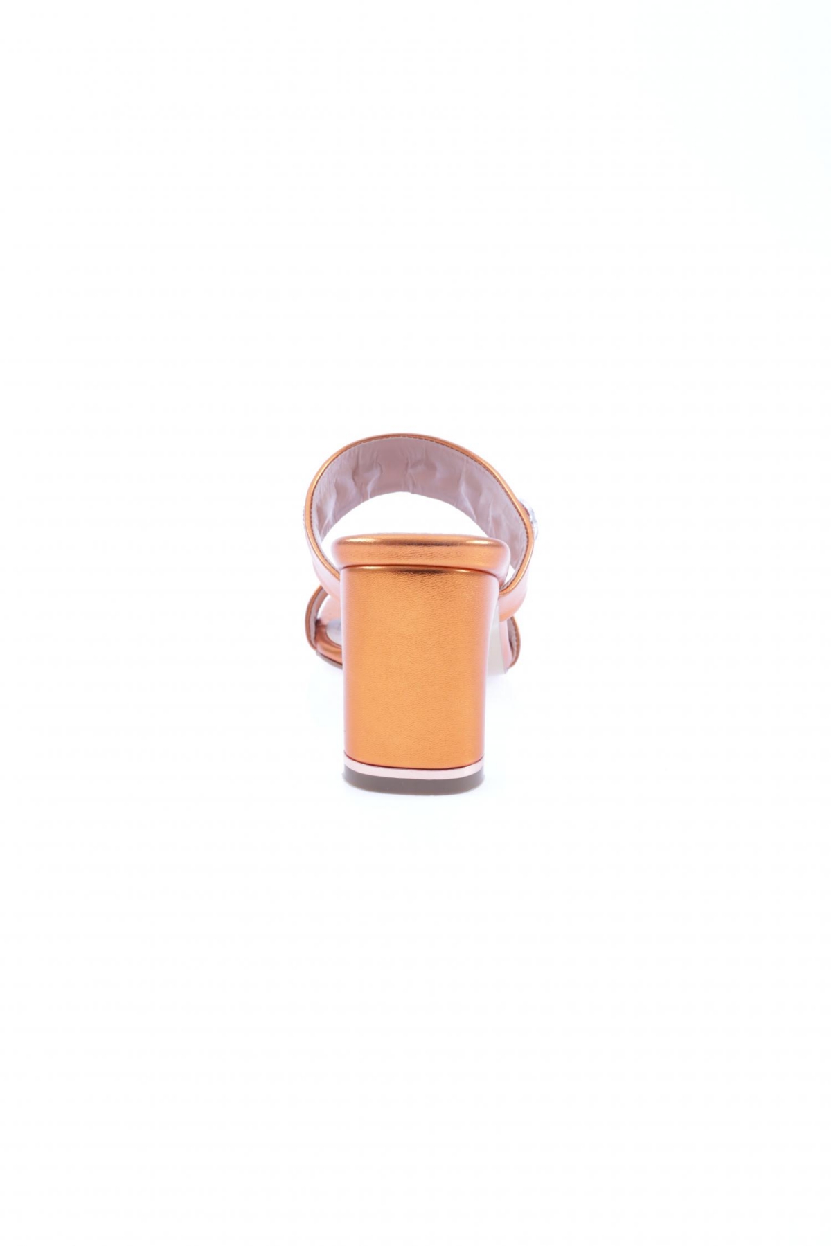 1043-23Y Kadin Kristal Taşli Bantli Topuklu Terlik - Görsel 5