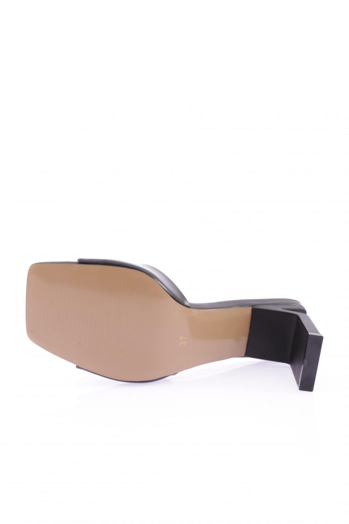 K9011 Kadin Aksesuarli Topuklu Terlik - Görsel 6