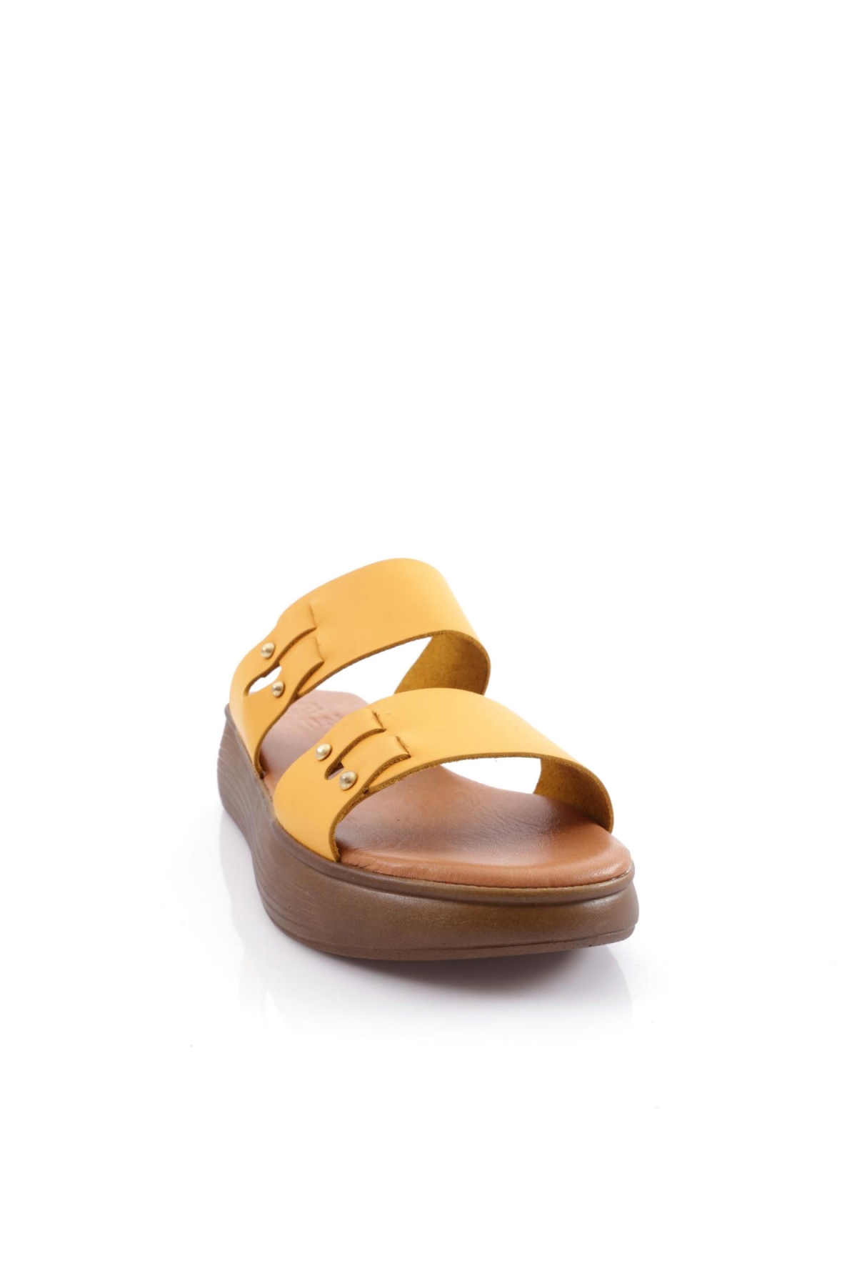 500-23Y Kadin Kalin Sirali Bantli Troklu Kalin Taban Terlik - Görsel 3