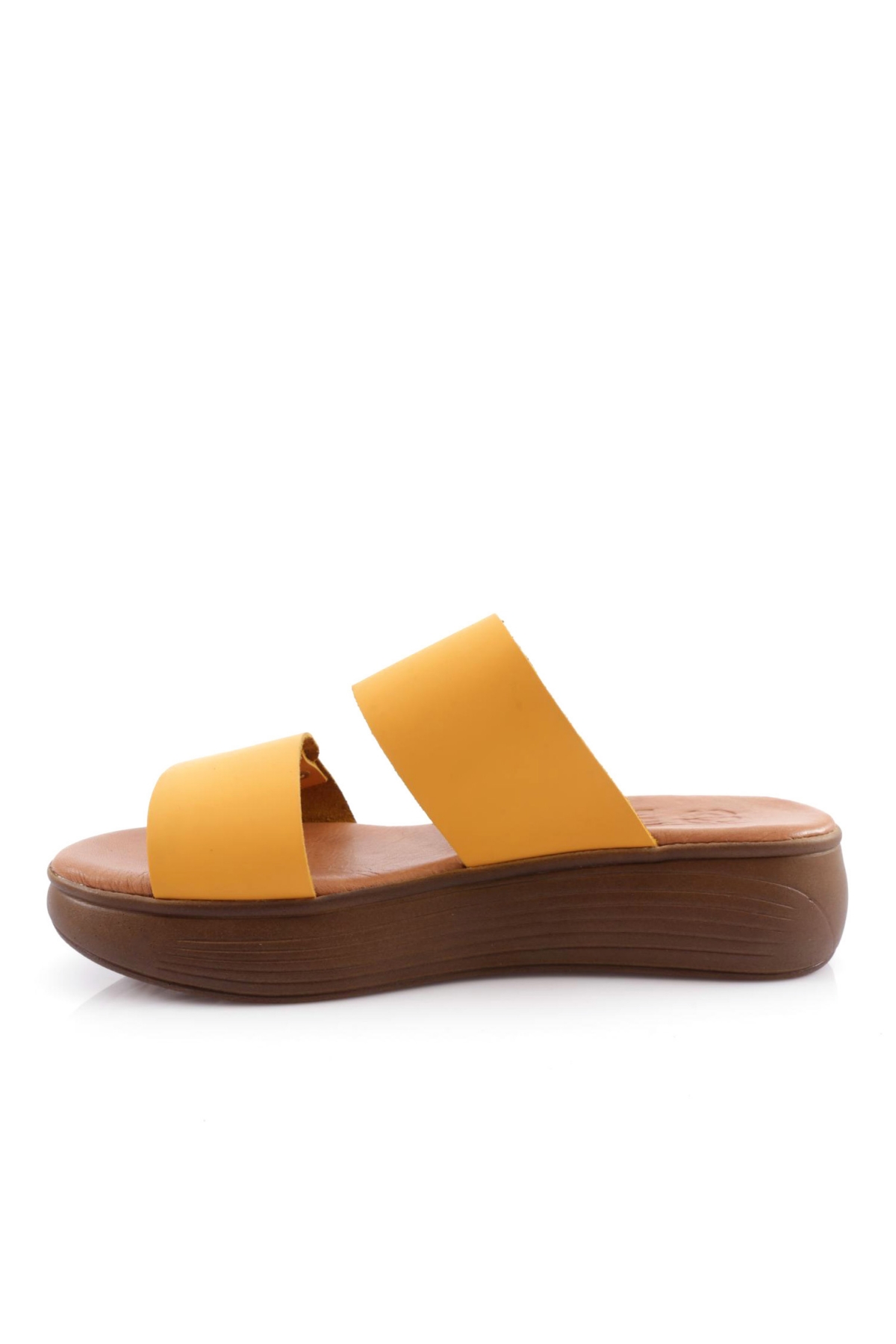 500-23Y Kadin Kalin Sirali Bantli Troklu Kalin Taban Terlik - Görsel 4