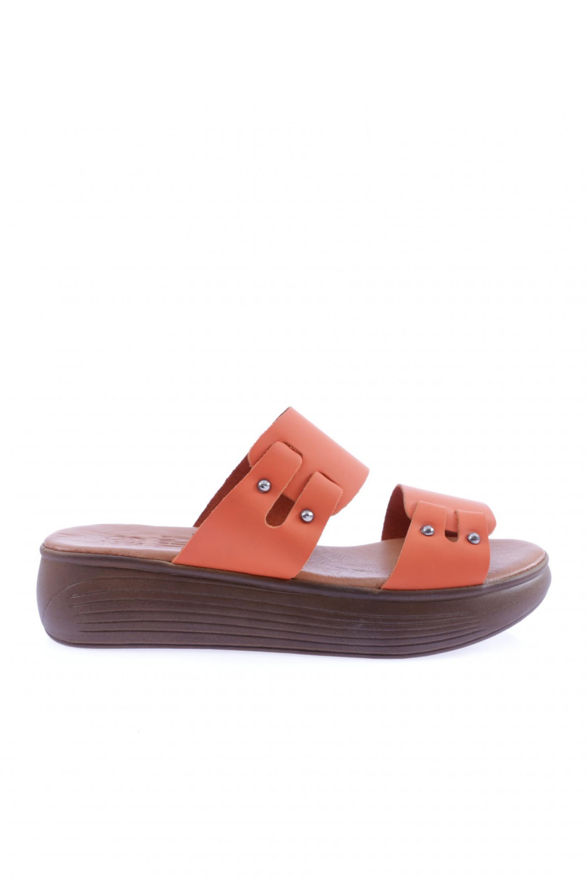 500-23Y Kadin Kalin Sirali Bantli Troklu Kalin Taban Terlik - Görsel 2