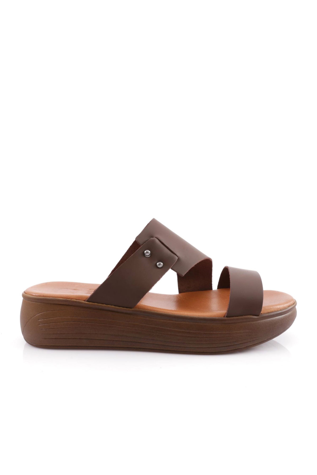 510-23Y Kadin Troklu Kalin Taban Terlik - Görsel 2