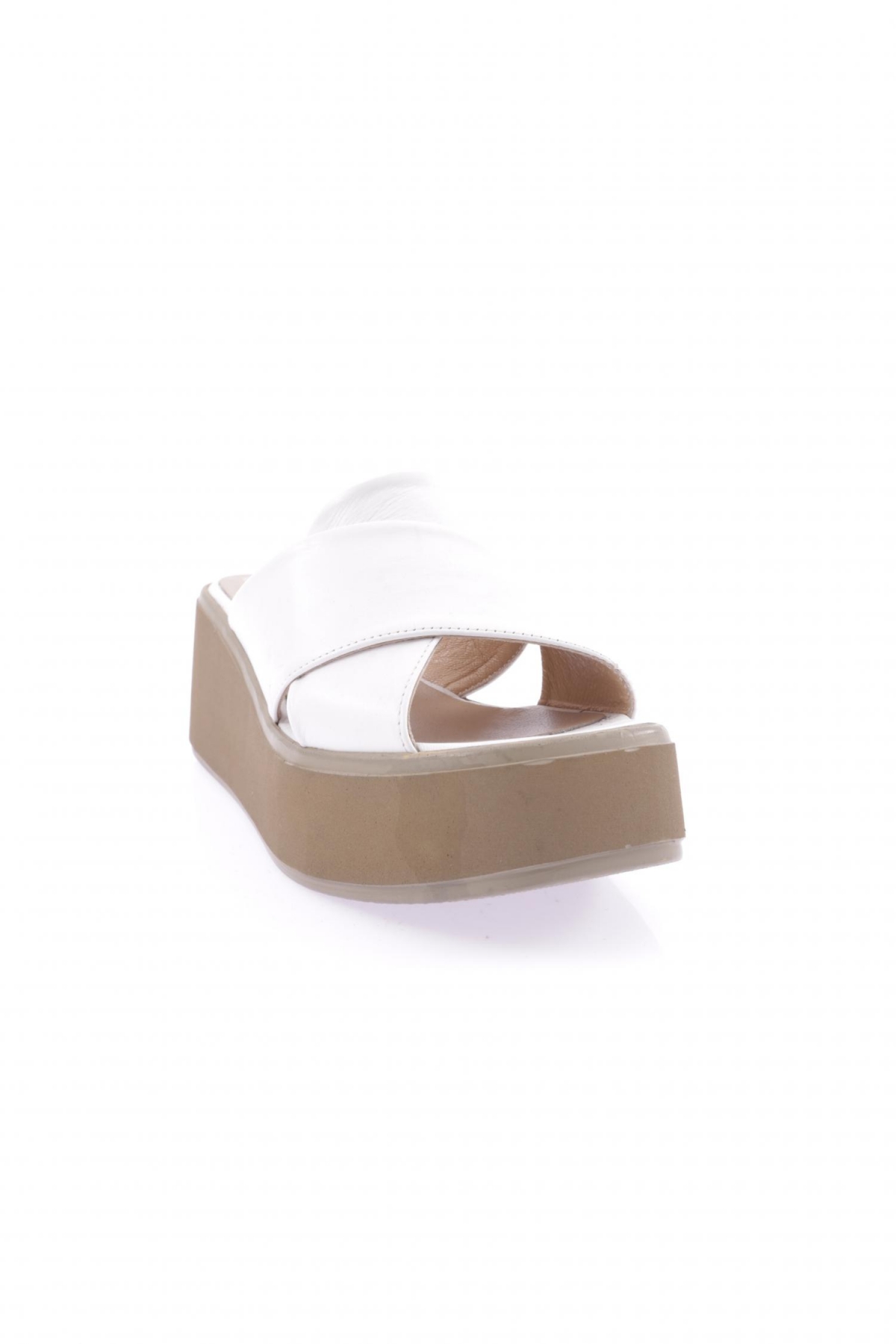 5802 Kadin Çapraz Bantli Kalin Taban Terlik - Görsel 3