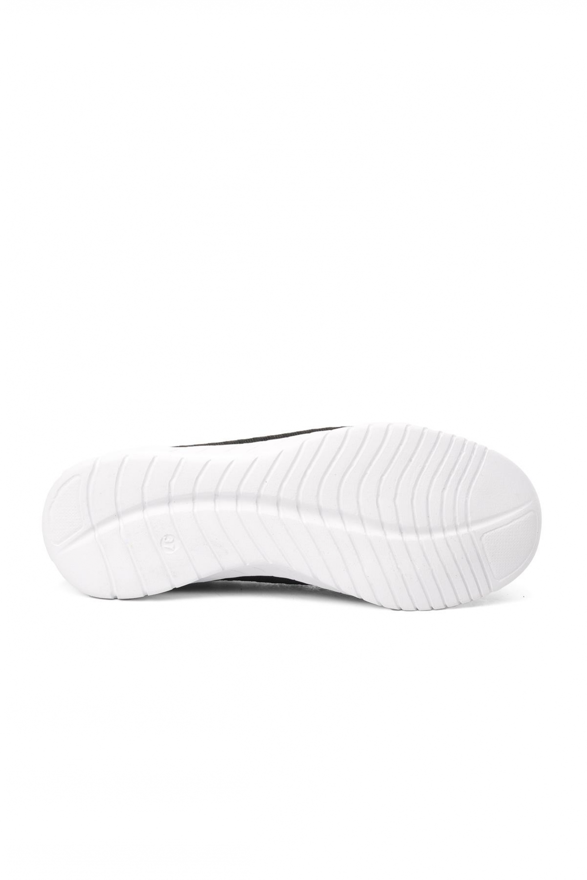 575 Siyah-Beyaz Kadın Fileli Hafif Yazlık Spor Ayakkabı - Görsel 6