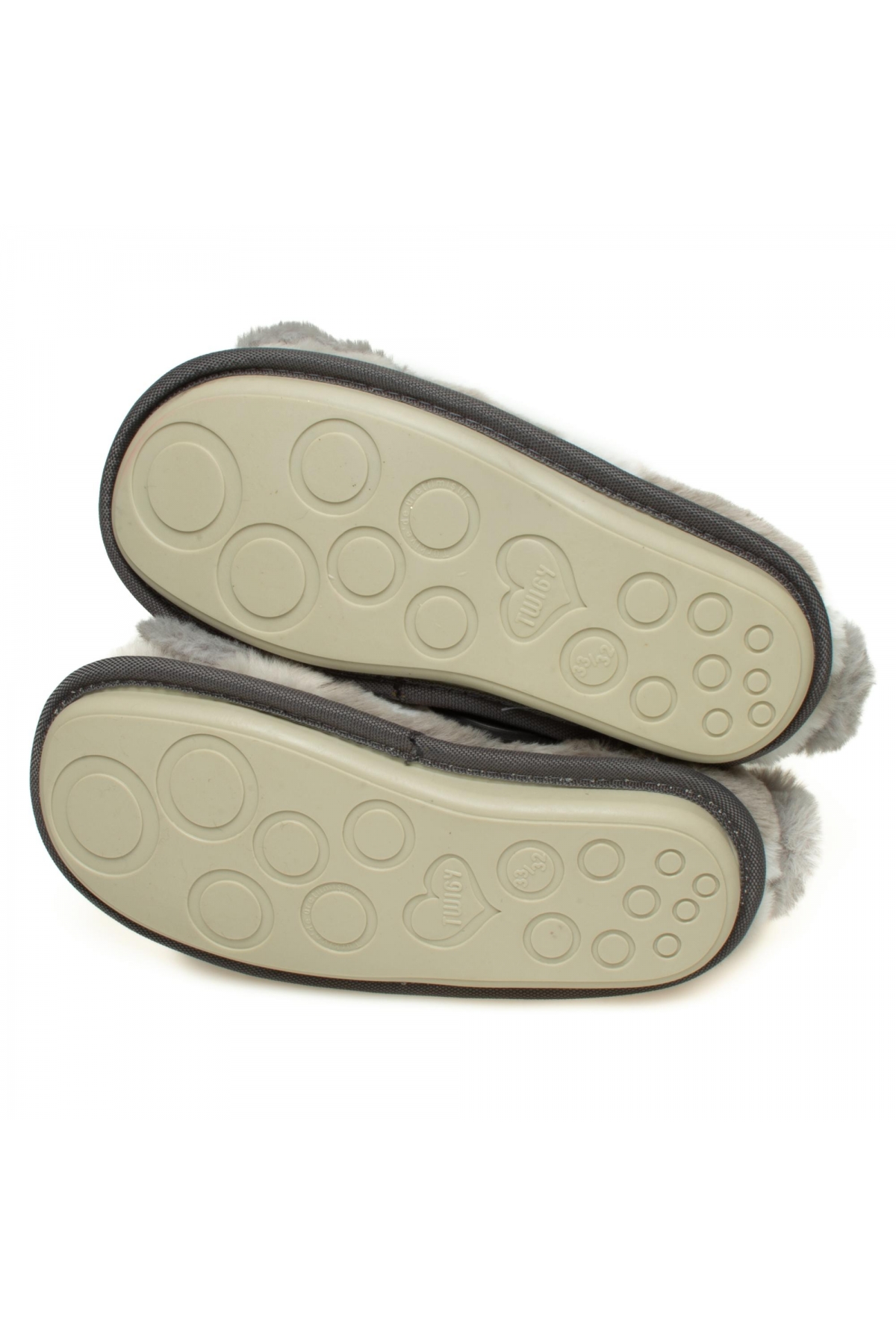 Twigy Cc0800 Tw Yumak Ev Gri Kız Çocuk Panduf - Görsel 6