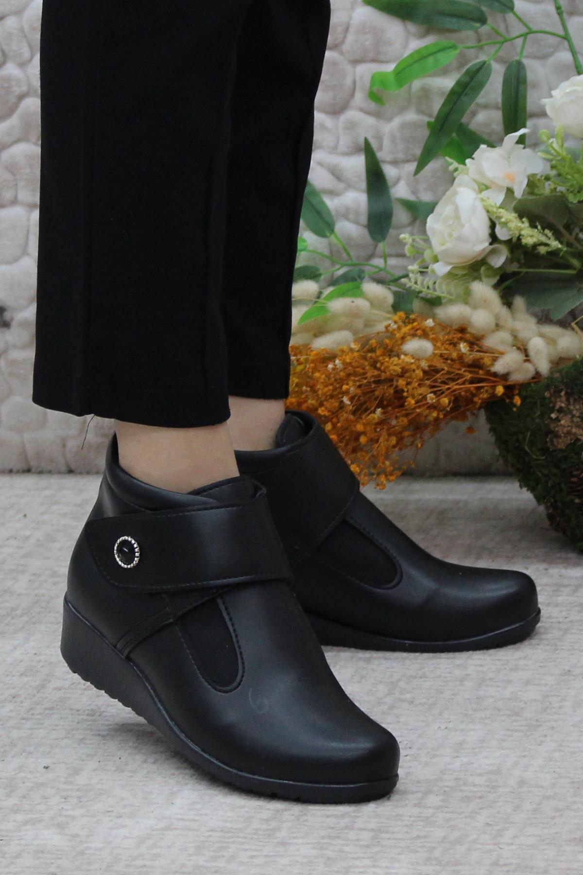 3253 08 Çırtlı Kaymaz Taban Günlük Kadın Bot - Görsel 3