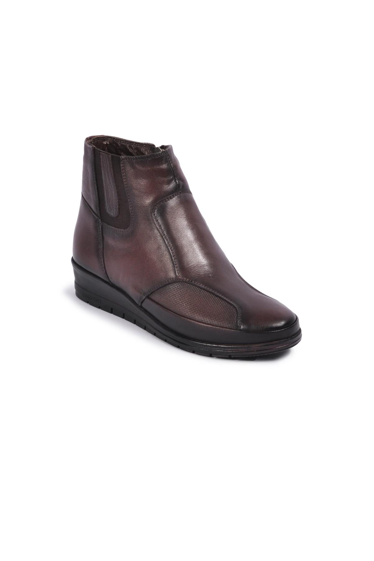 7690 Kahve Kadın Bot - Görsel 4