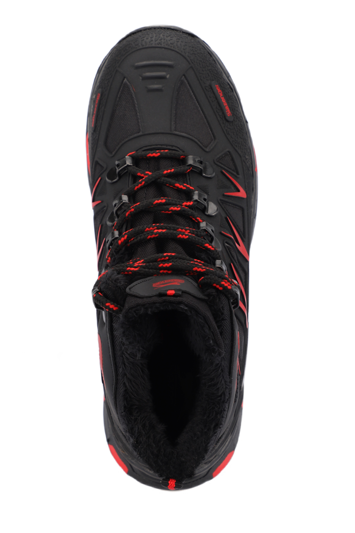 HARDEEP Unisex Çocuk Bot Siyah / Kırmızı - Görsel 6