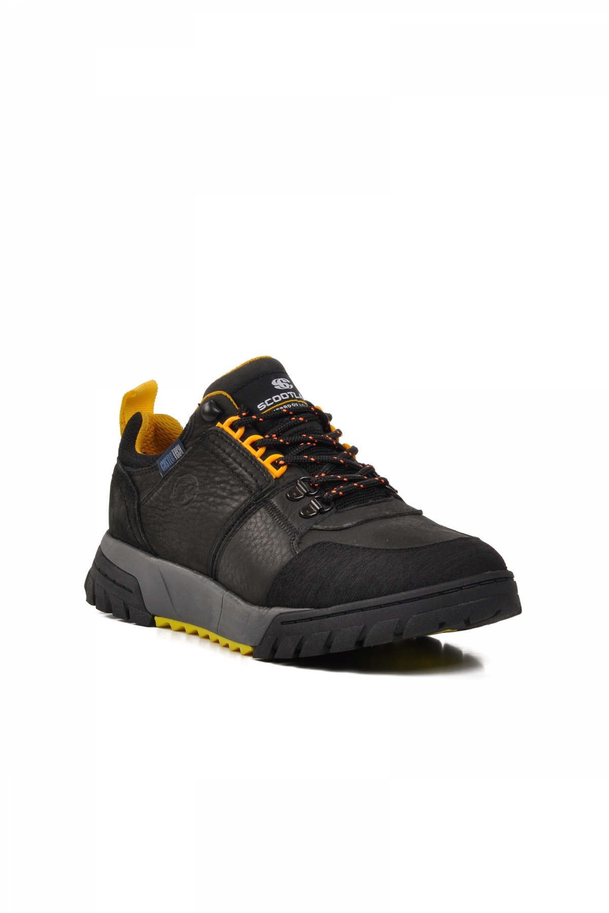 152-18497 Siyah Hakiki Deri Erkek Casual Ayakkabı - Görsel 4