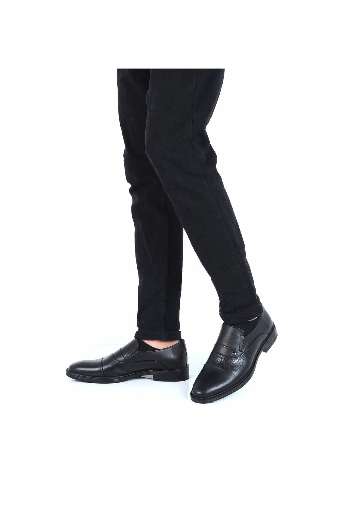 Ayakkabımood M 575 Siyah Deri Termo Taban Erkek Ayakkabı - Görsel 2