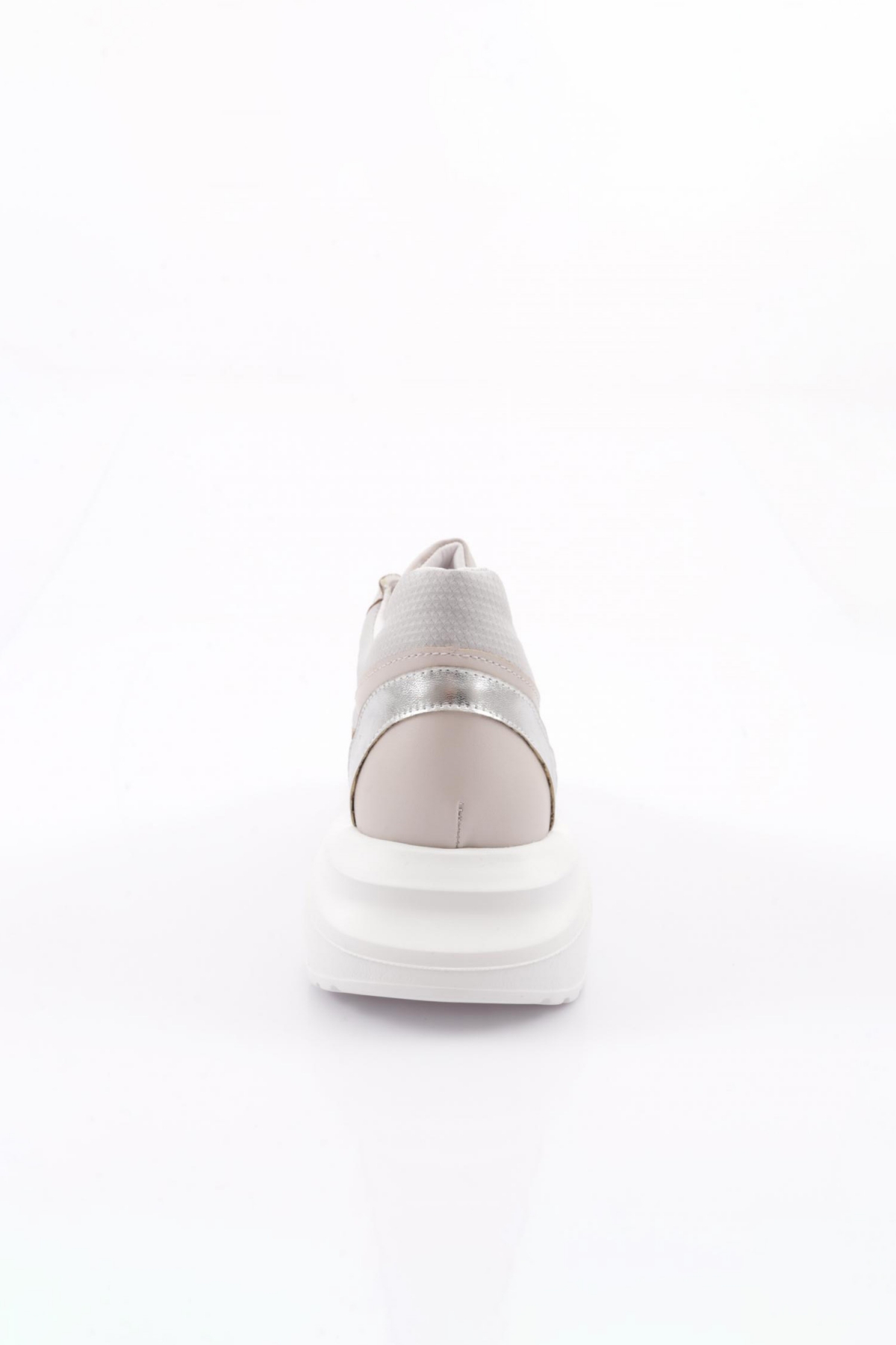 Es868 Kadin Kalin Taban File Detayli Sneakers Ayakkabi - Görsel 5