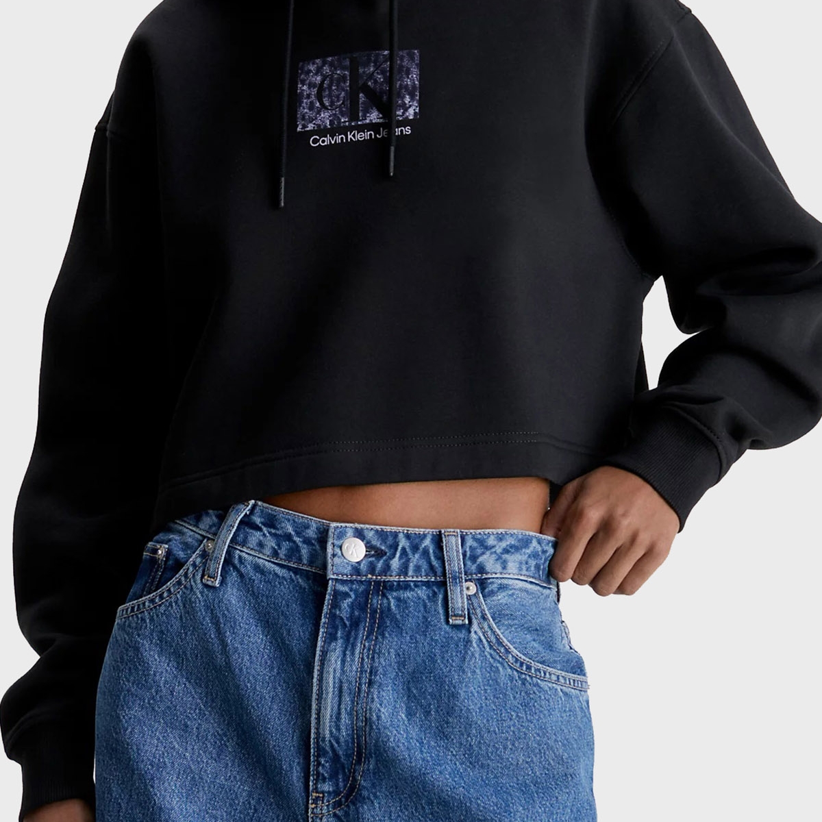 Girls calvin klein best sale sweatshirt