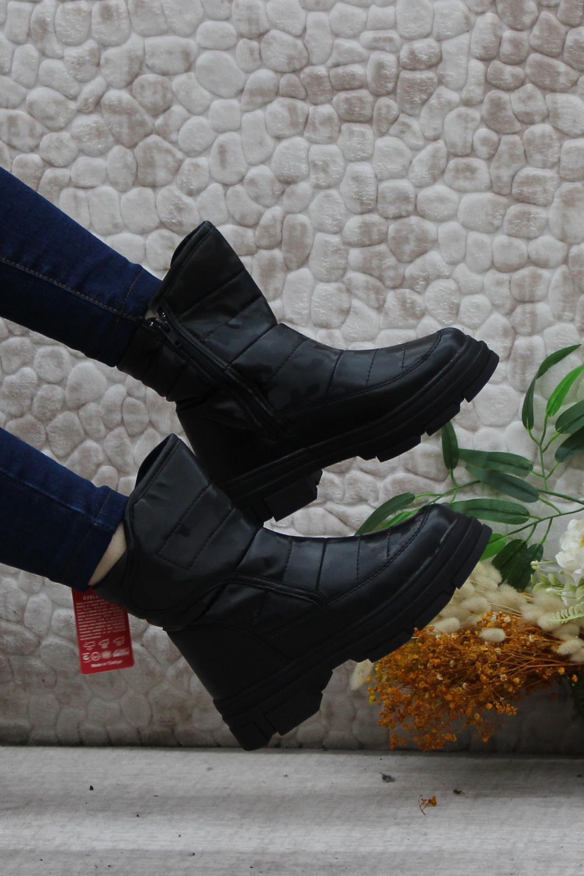 820 Anatomik Sıcak Astar Kaymaz Taban Kız Çocuk Bot - Görsel 6