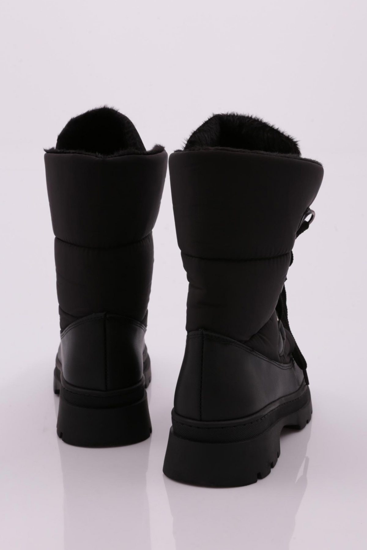 006-22K Kadin İçi Kürklü Bağcikli Paraşüt Bot - Görsel 4