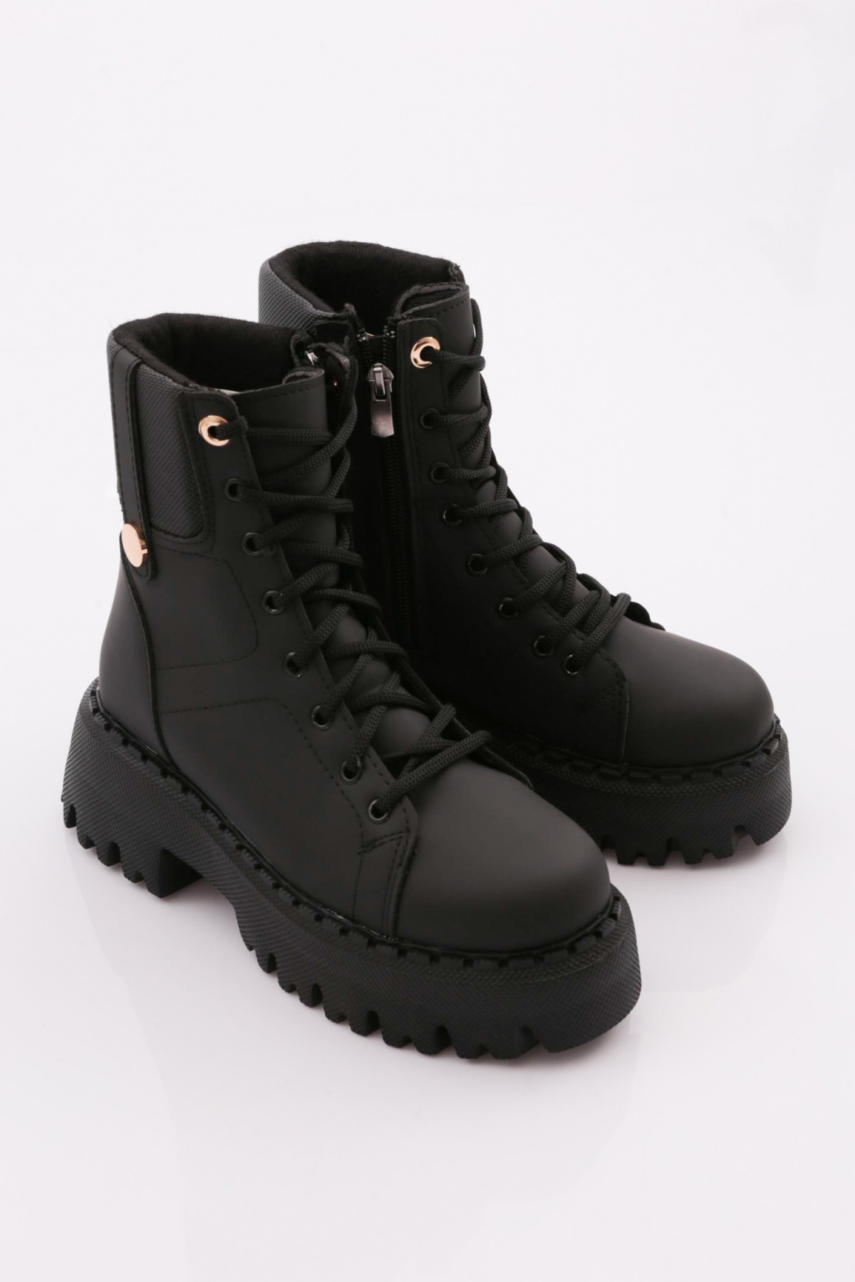 Btuk01 Kadin Kalin Taban Bağcikli Bot - Görsel 3