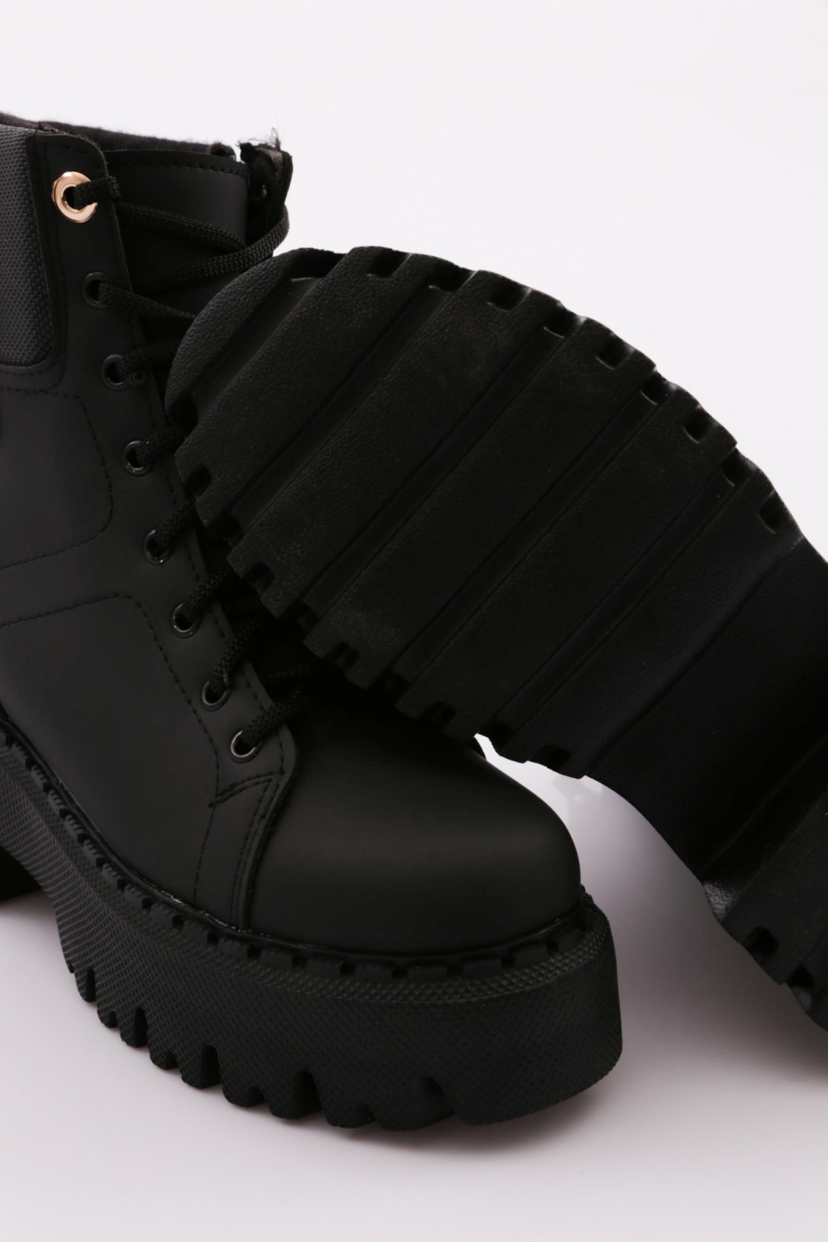 Btuk01 Kadin Kalin Taban Bağcikli Bot - Görsel 5