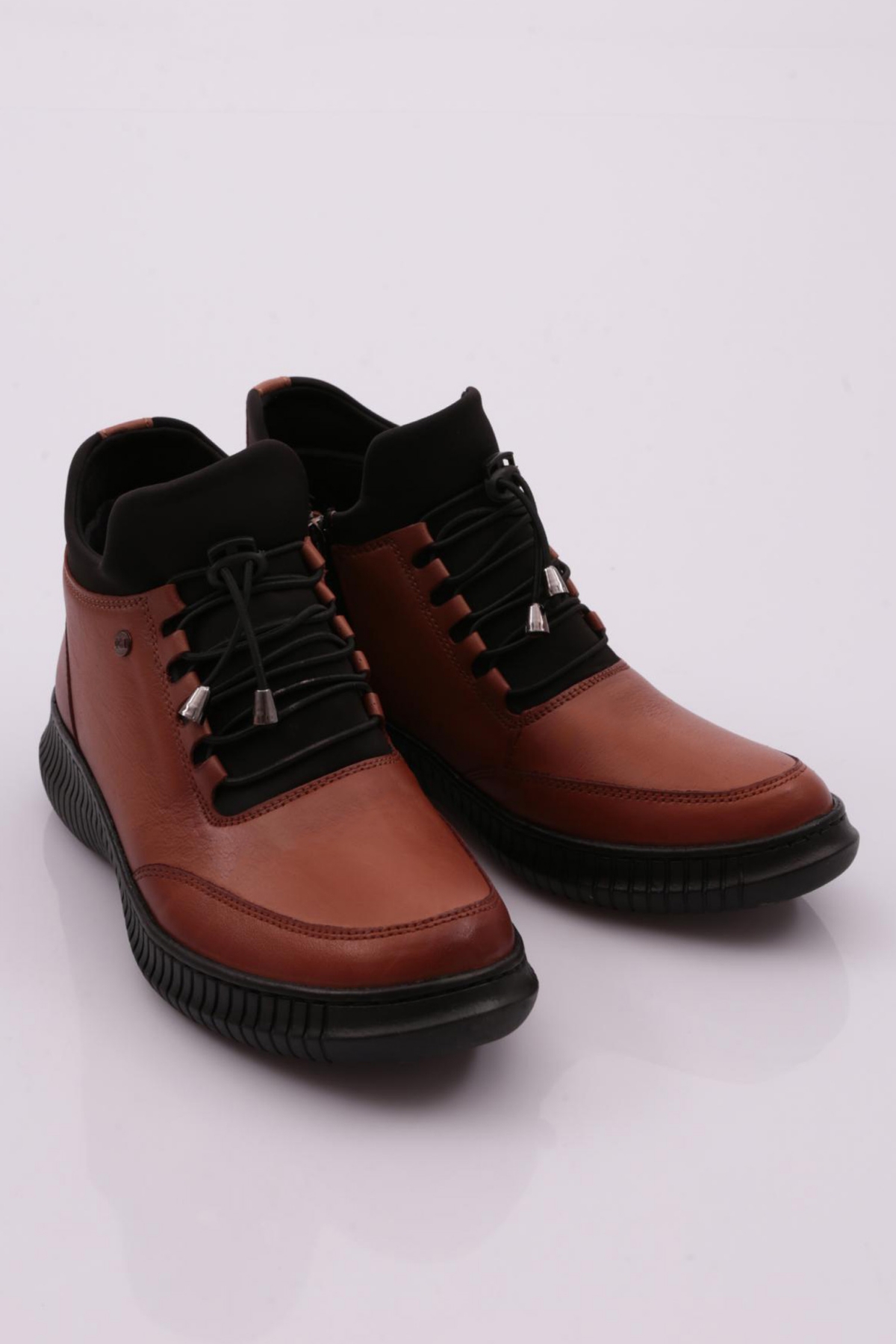 435 LASTİK BAĞCIKLI FERMUARLI KADIN BOT - Görsel 3