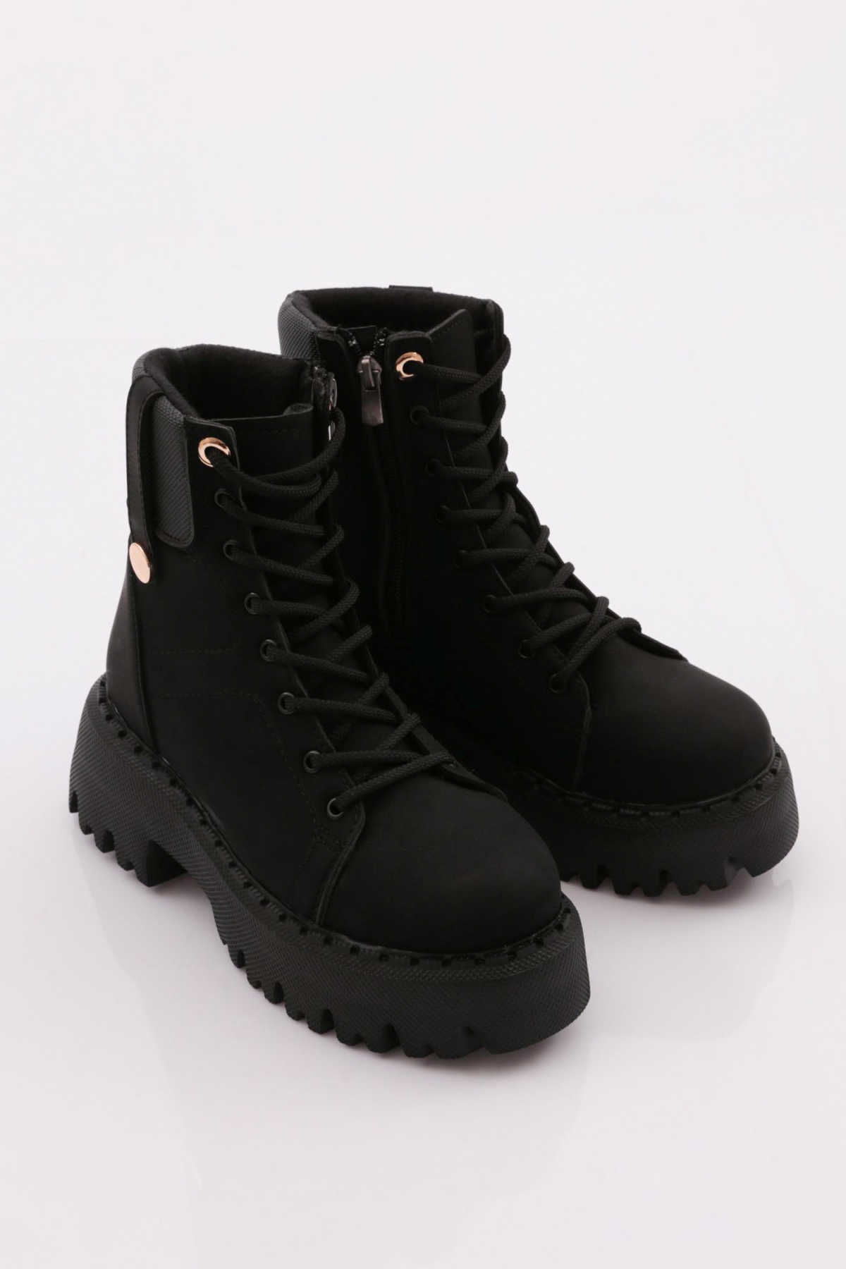 Btuk01 Kadin Kalin Taban Bağcikli Bot - Görsel 3