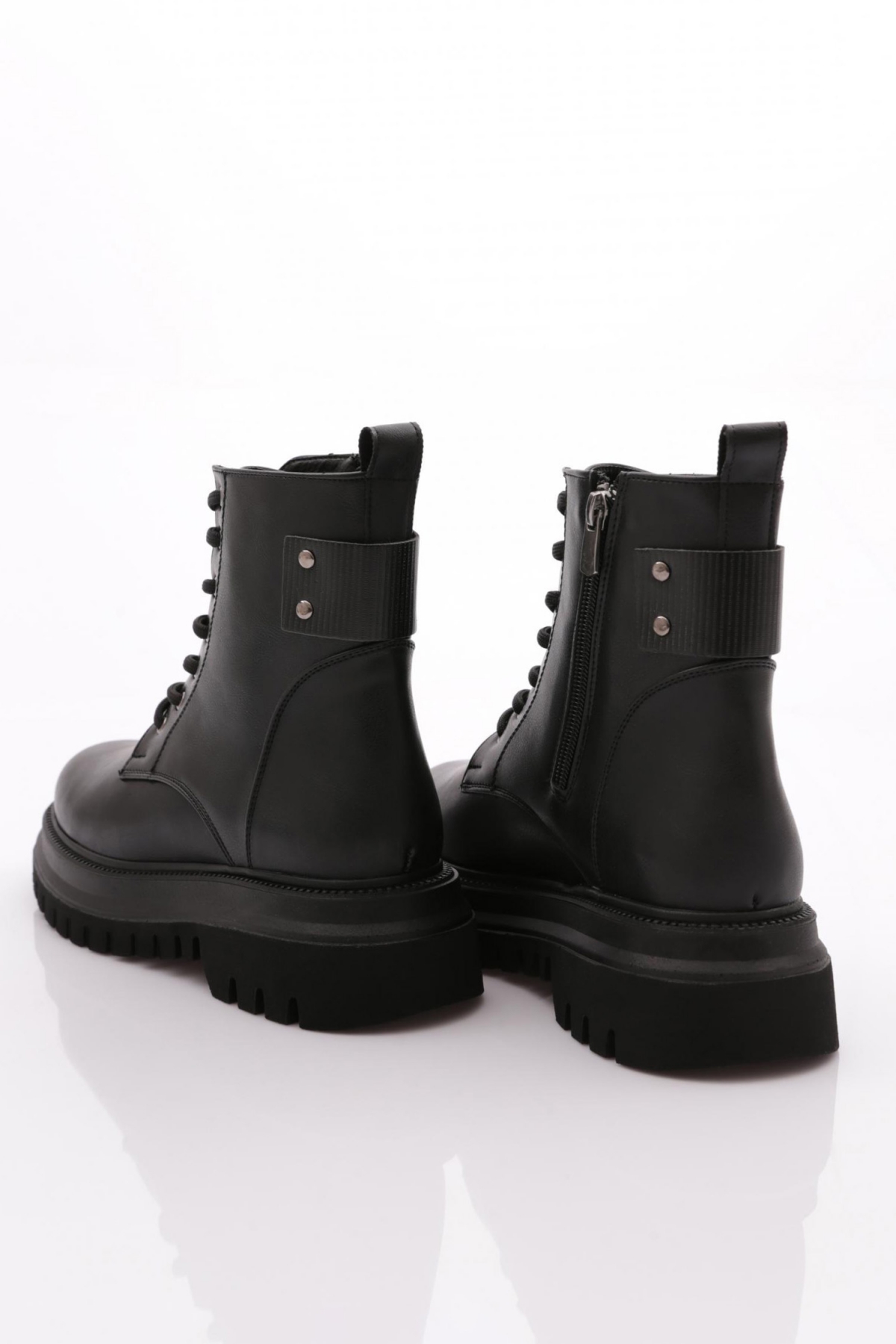 2796-2027 Kalin Taban Bağcikli Kadin Bot - Görsel 4