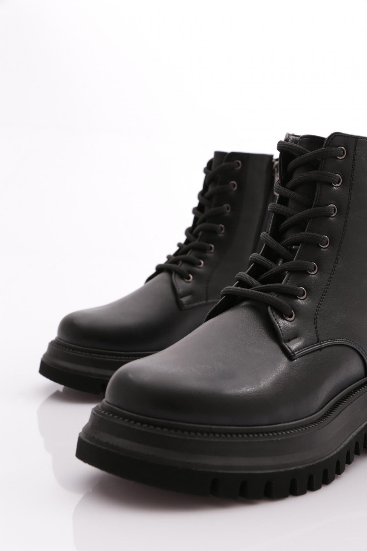 2796-2027 Kalin Taban Bağcikli Kadin Bot - Görsel 5