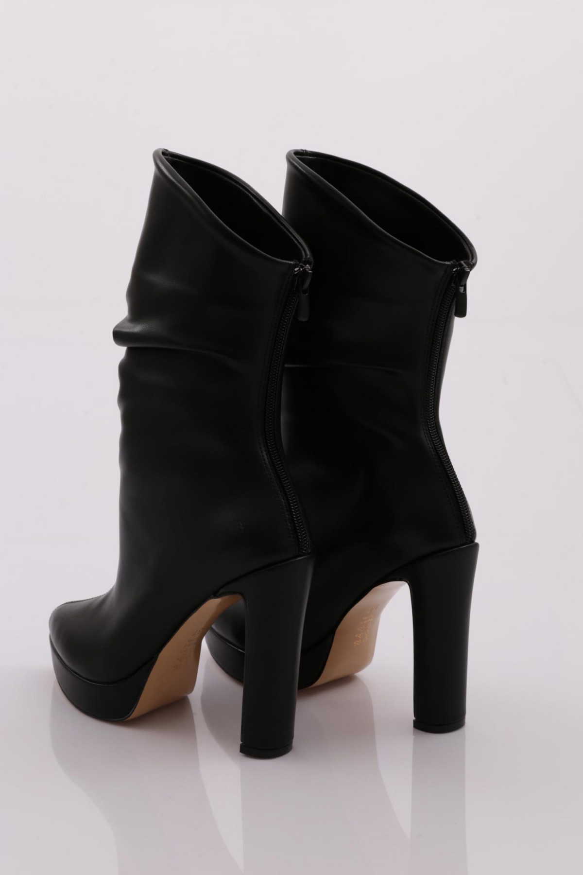 Dgn Dgn Siyah 605 Kadin Topuklu Çizme Bot | Flo Siyah - 4. görsel