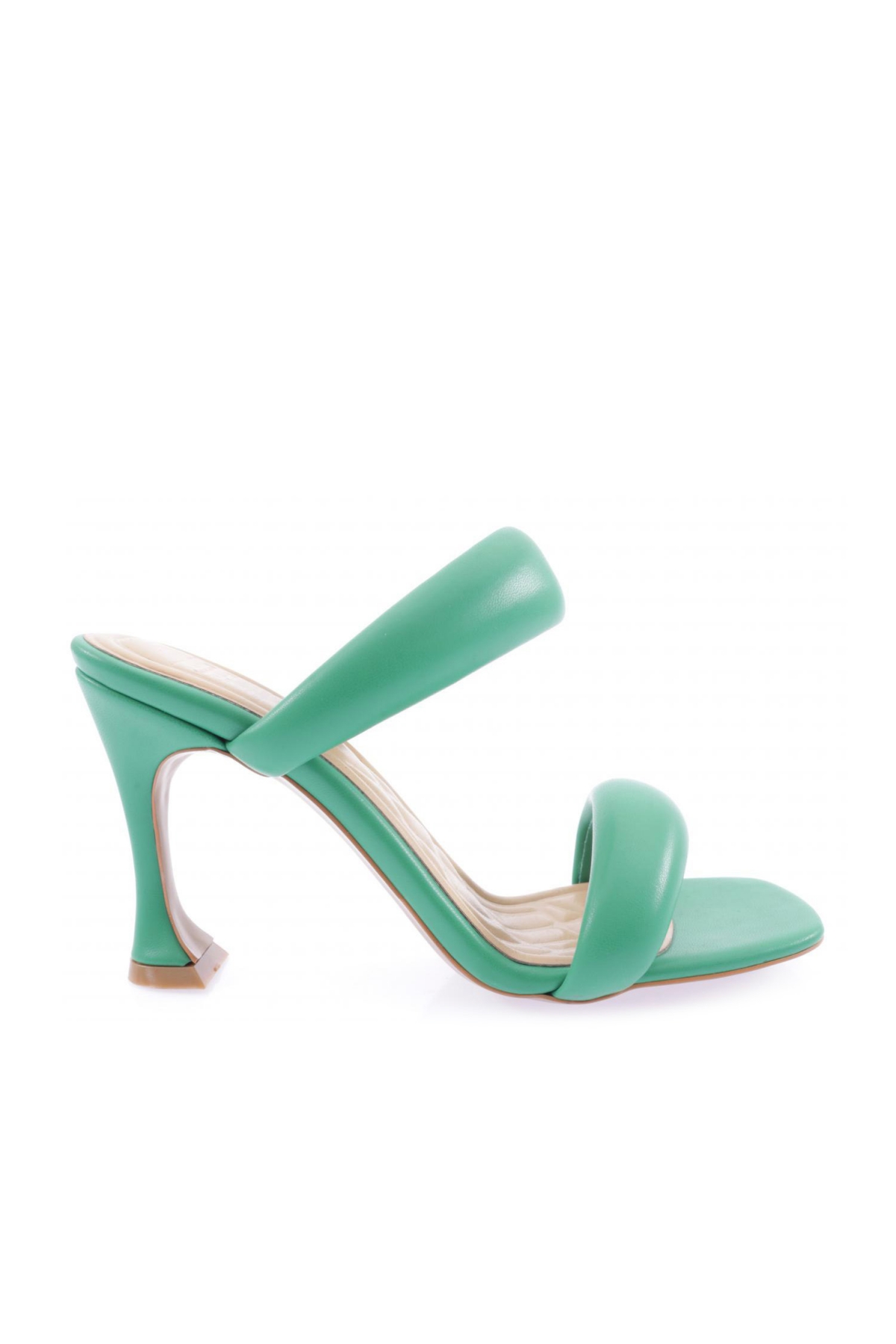 8037-23Y Kadin Çift Atmali Topuklu Terlik - Görsel 2