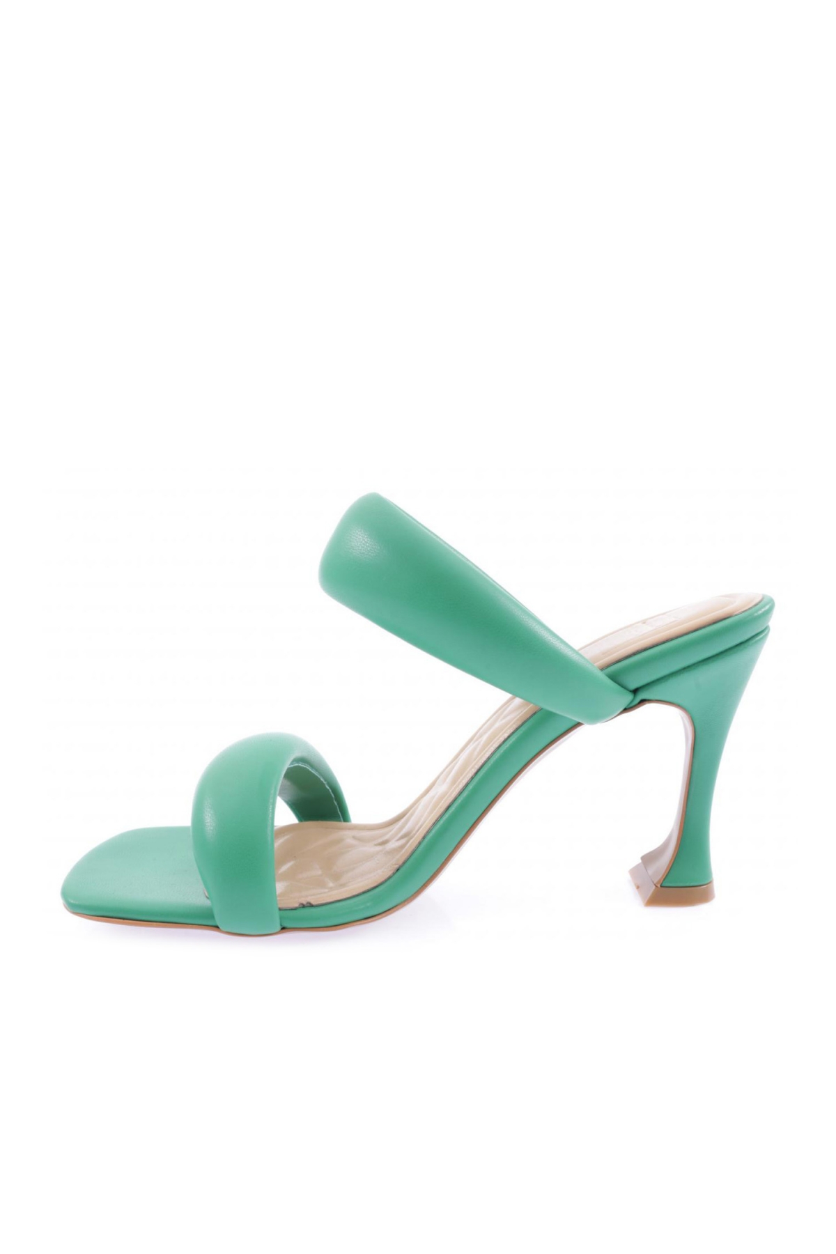 8037-23Y Kadin Çift Atmali Topuklu Terlik - Görsel 4