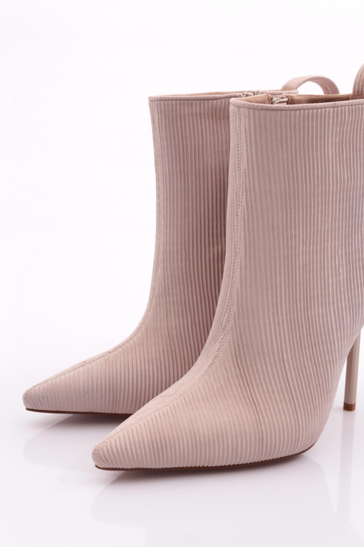 8017 Kadin Arkasi Lastikli Topuklu Bot - Görsel 5