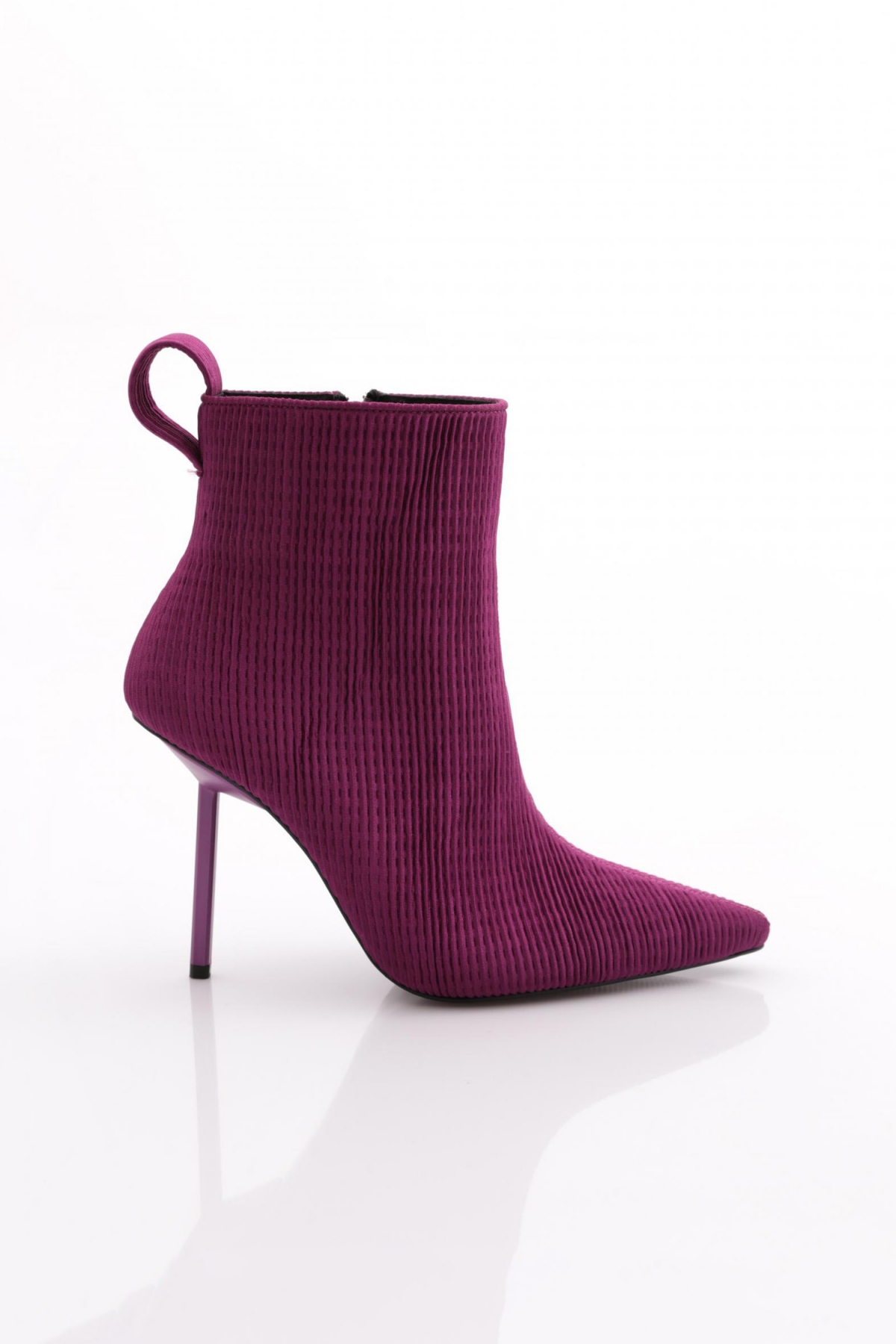 8017 Kadin Arkasi Lastikli Topuklu Bot - Görsel 2