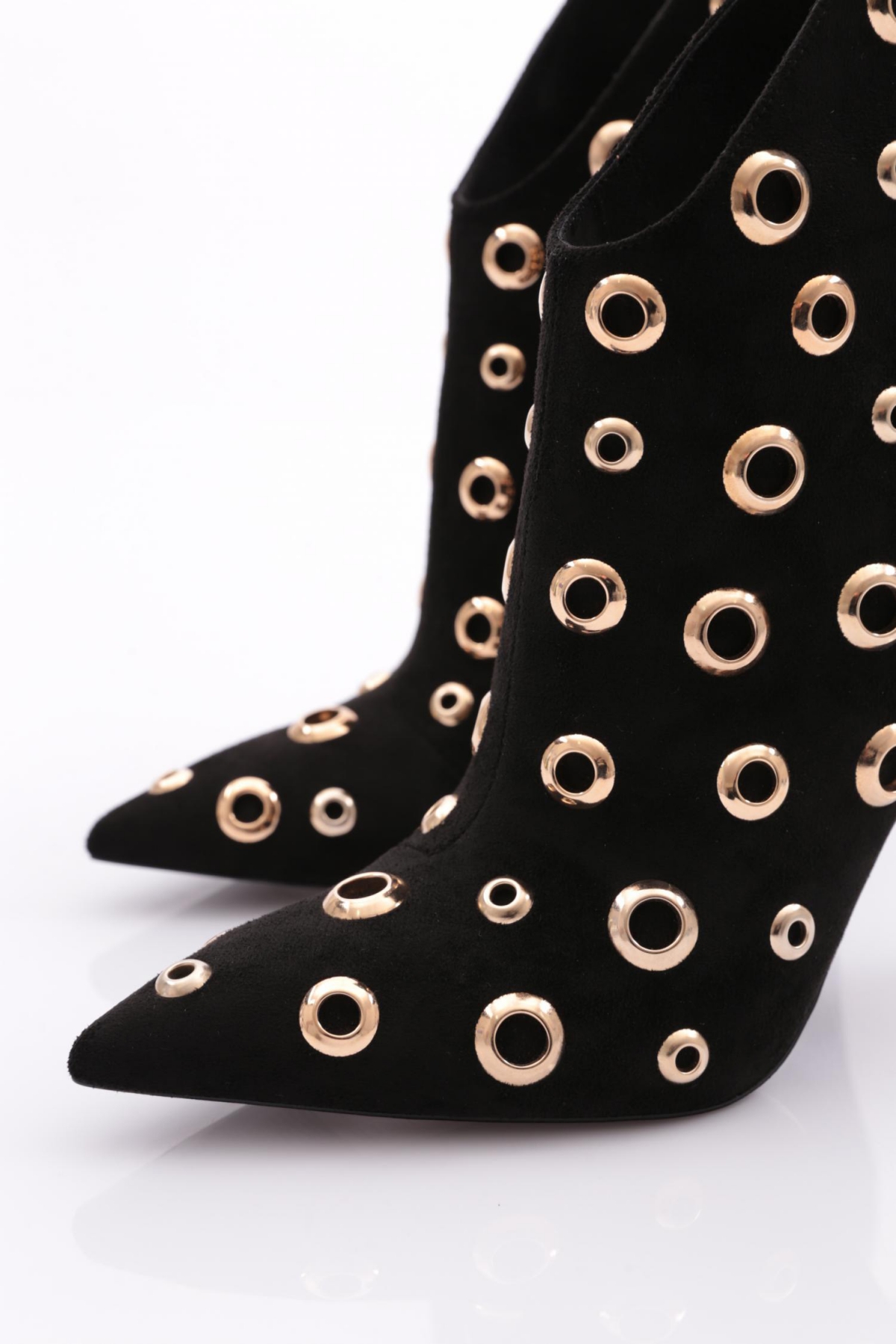 1122 Kadin Çember Desenli Topuklu Bot - Görsel 5