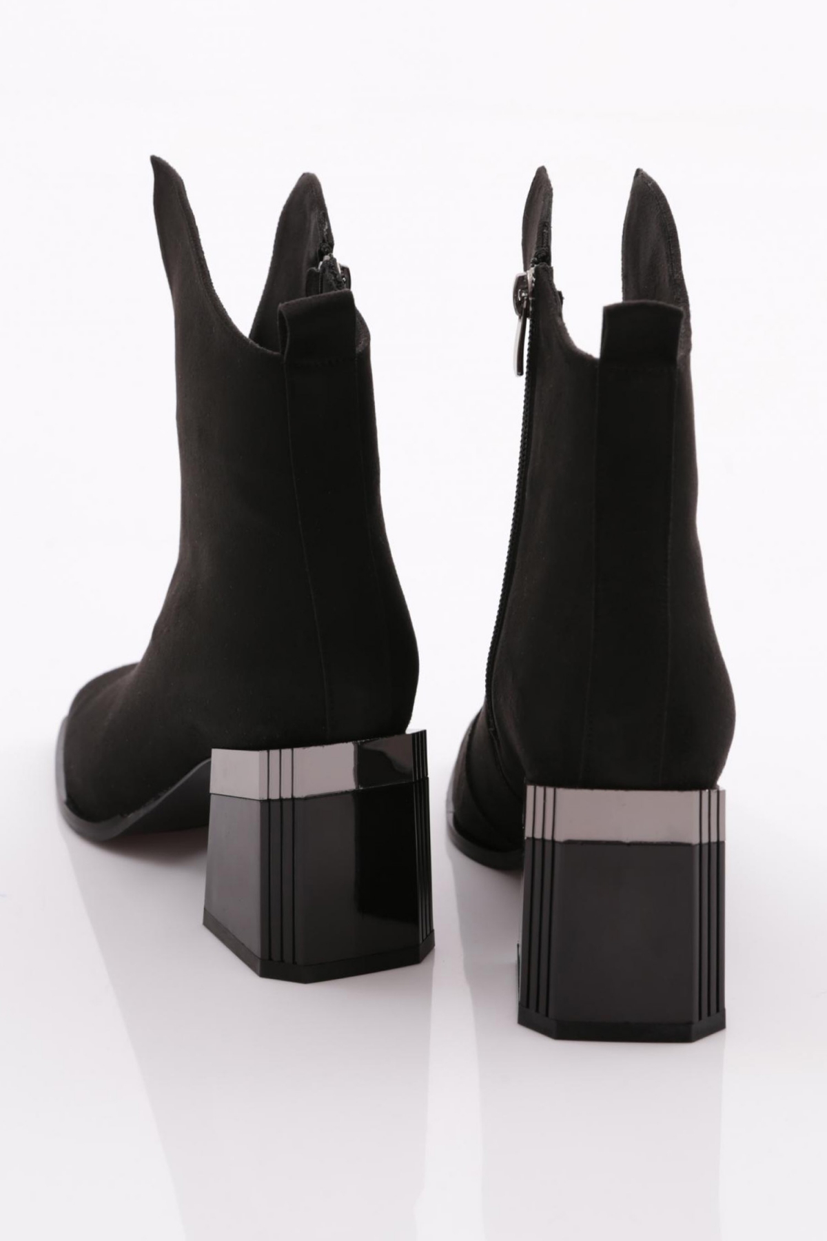 605 Kadin Topuklu Bot - Görsel 4