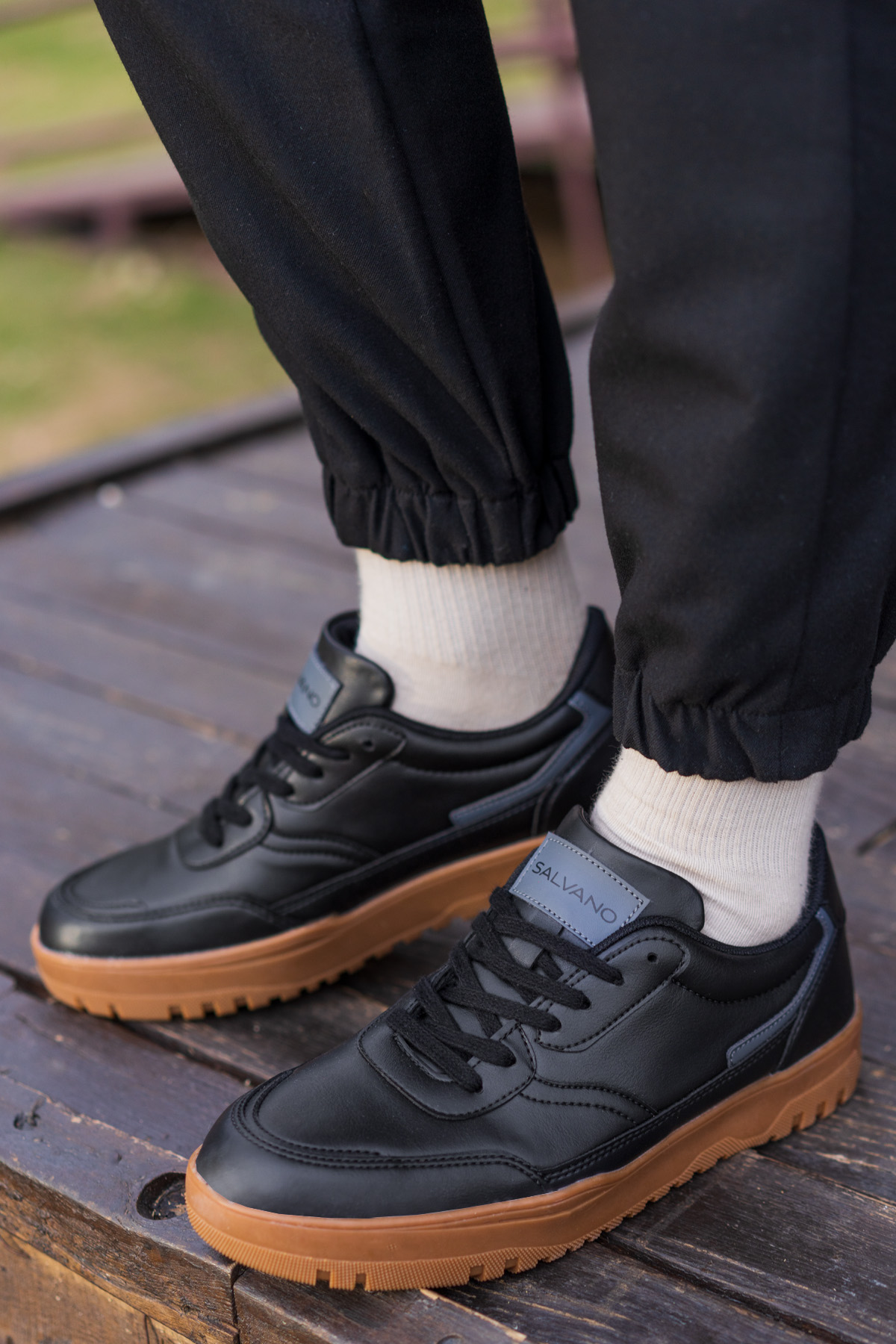 MELVIN 3PR Siyah Erkek Sneaker - Görsel 9