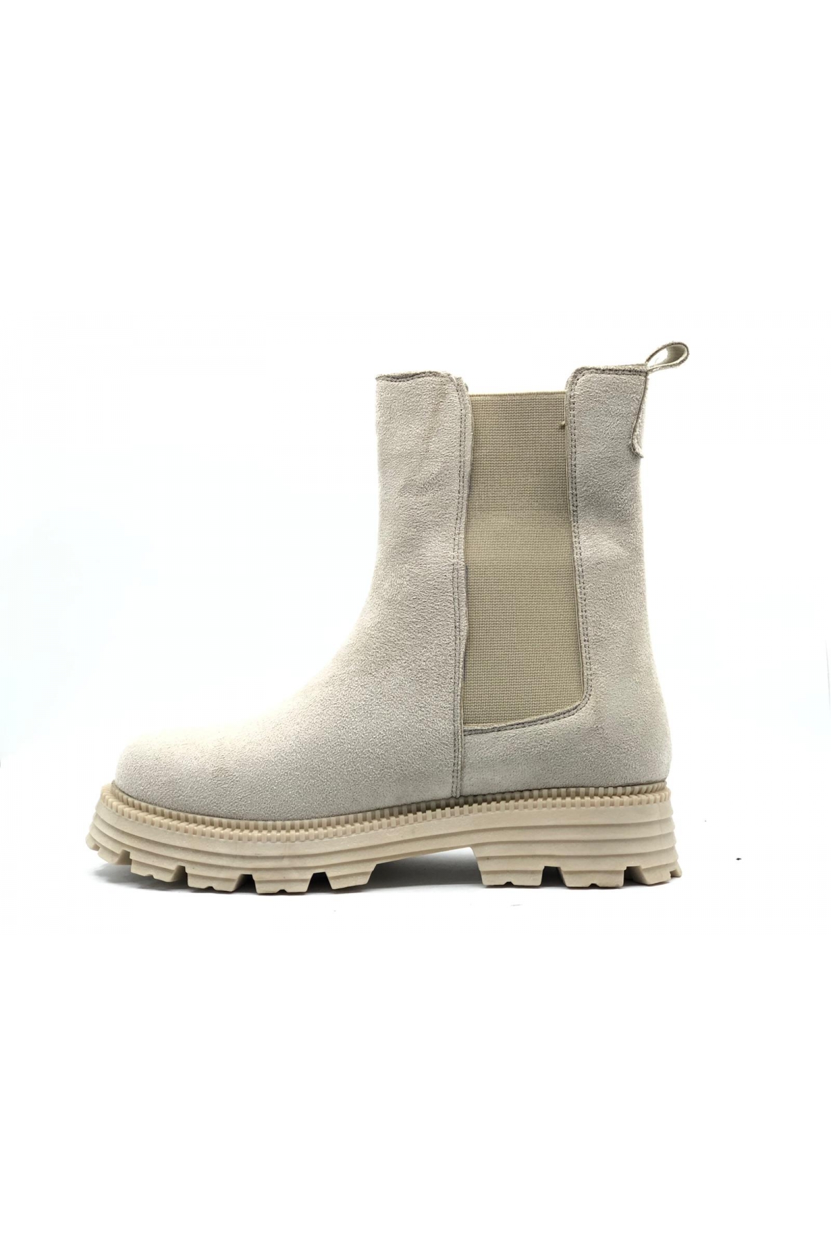 Asya Kalın Taban Yanları Lastikli Chelsea Kadın Bot - Görsel 4