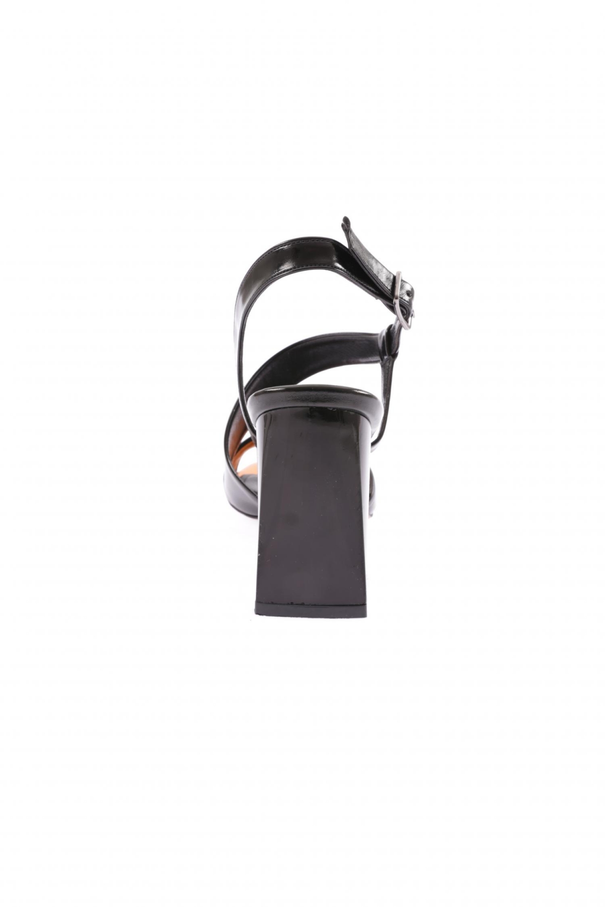 888-23Y Kadin Çapraz Bantli Topuklu Sandalet - Görsel 5