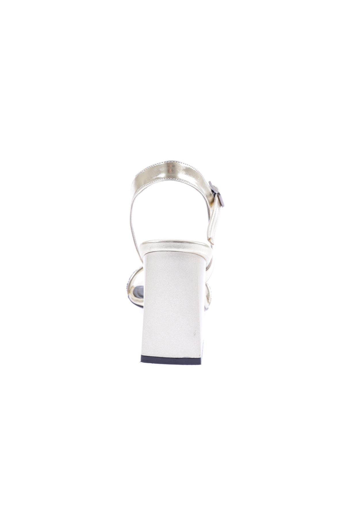 809-23Y Kadin Bantli Taşli Topuklu Sandalet - Görsel 5