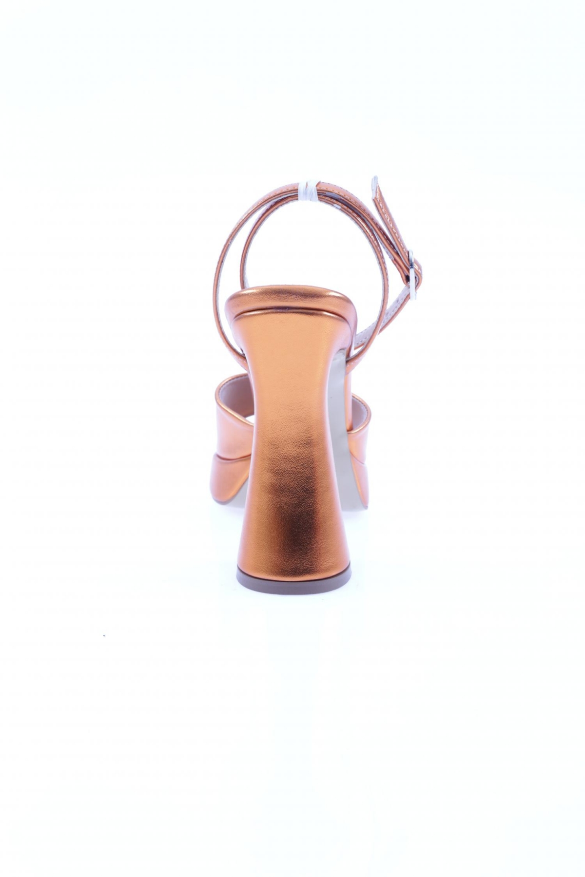 3587-23Y Kadin Kristal Kalin Bantli Kalin Topuklu Sandalet - Görsel 5