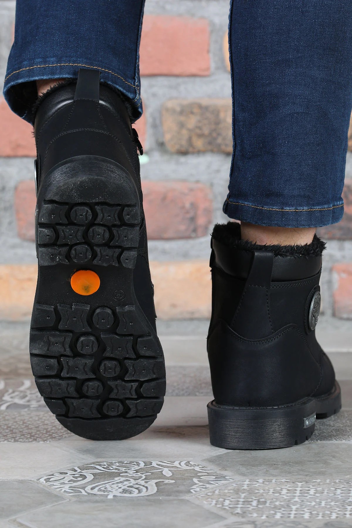 Erkek Rahat Kışlık Kaymaz Taban Armalı Bot -528 - Görsel 4