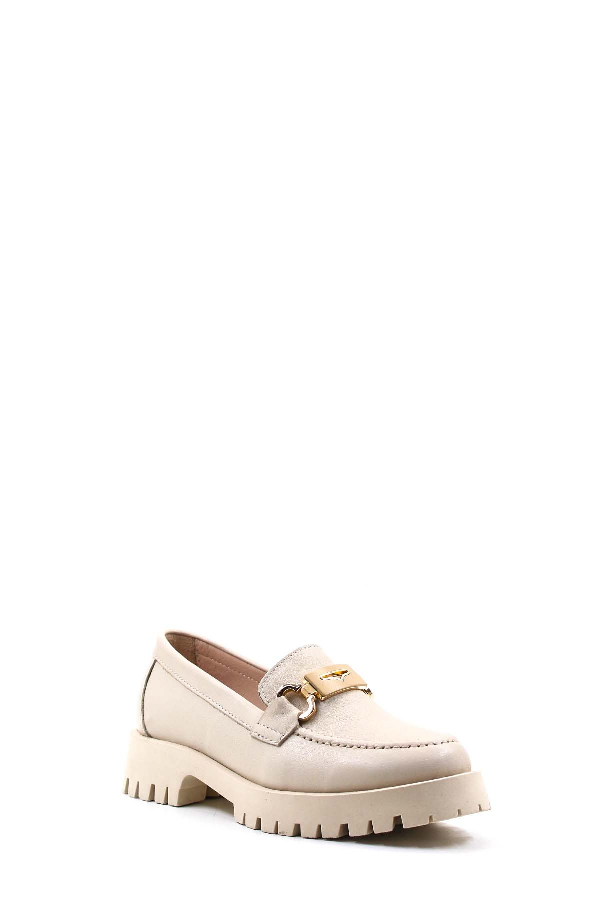 Hakiki Deri Kadın Casual Ayakkabı 581ZA2855 - Görsel 4