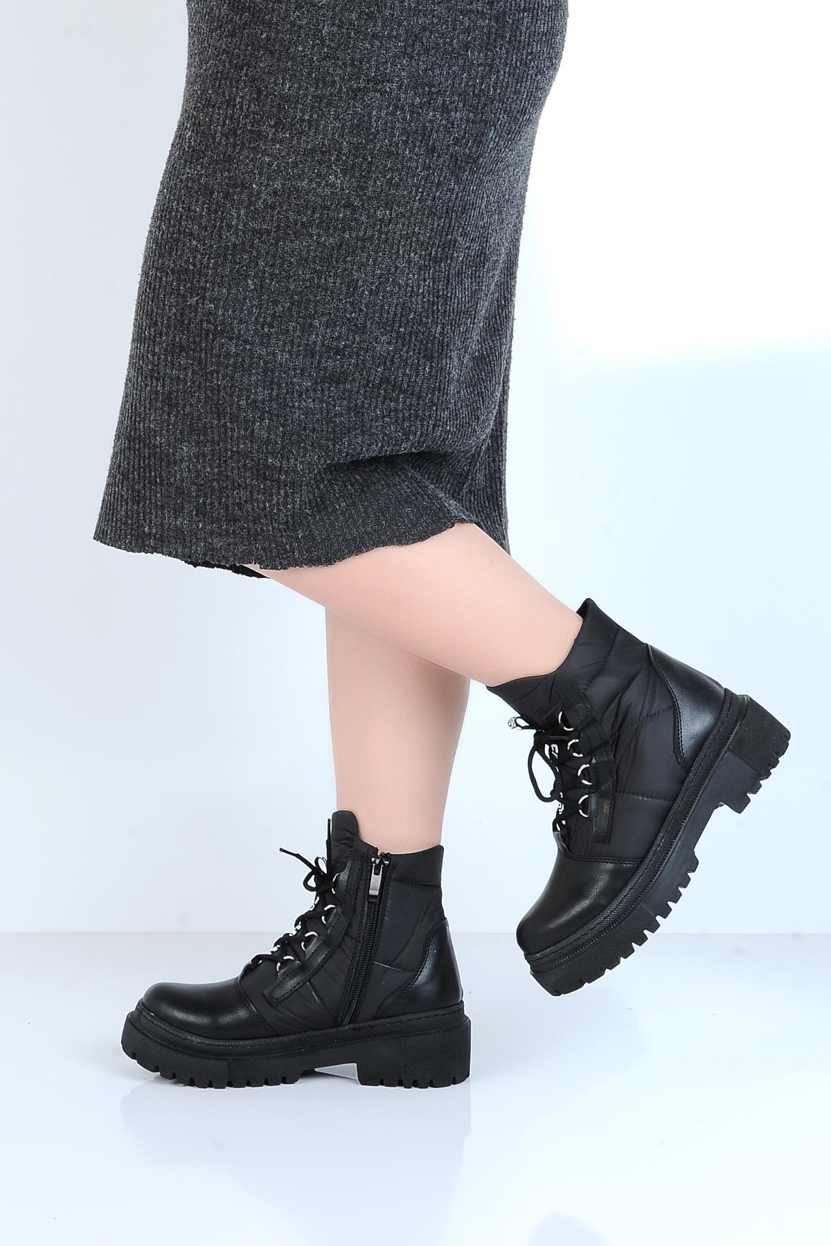 23-Pstl Ayışığı Kadın Postal Düz Bot - Görsel 3