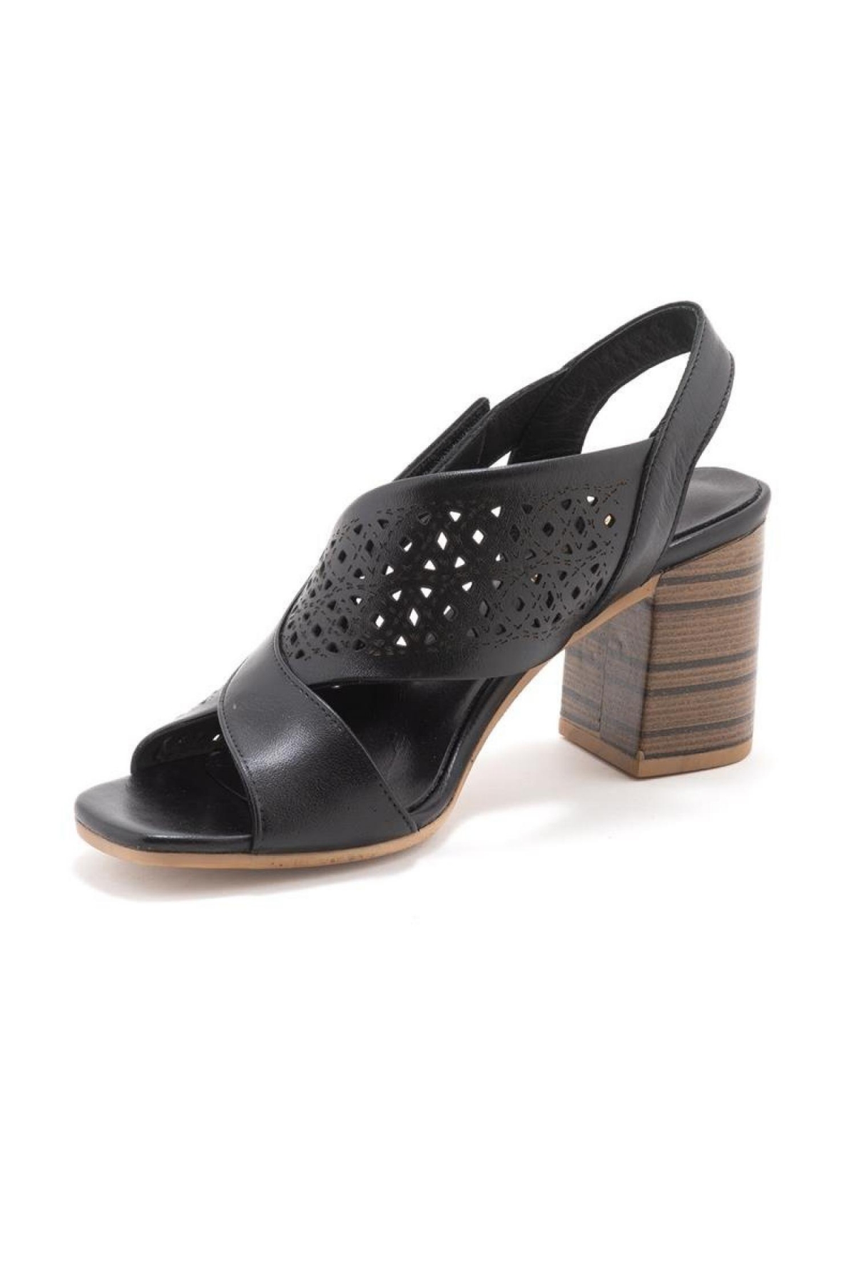 2108512Y Kadın Deri Sandalet - Görsel 5