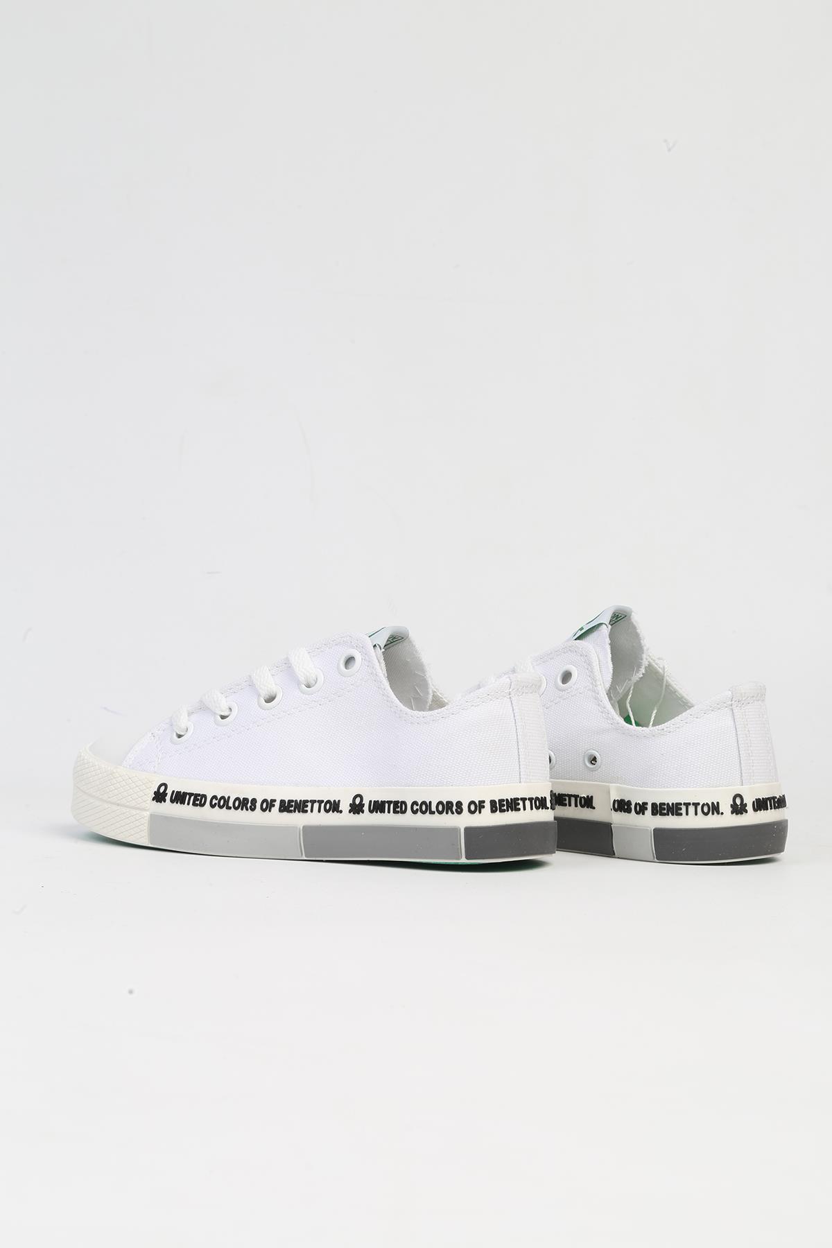 ® | BN-70019 - Beyaz Yesil-Çocuk Spor Ayakkabı - Görsel 4