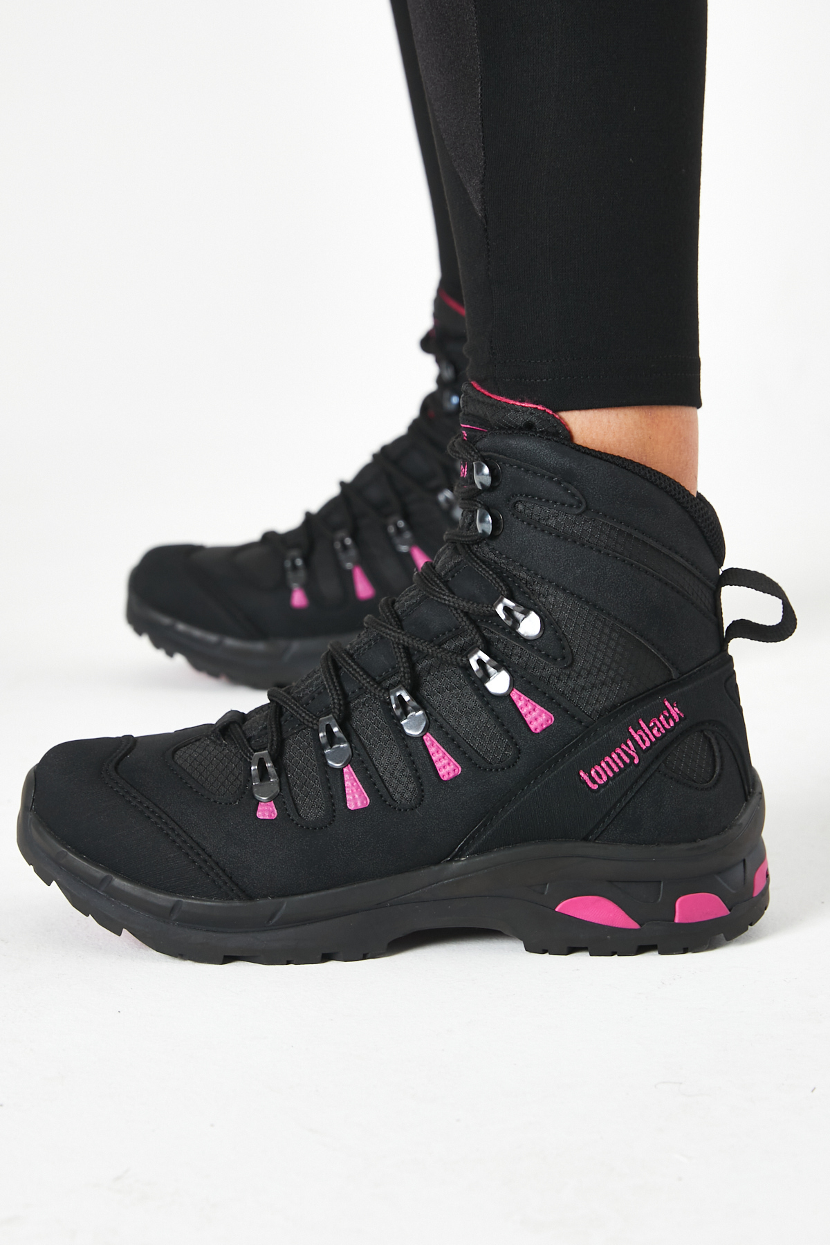 Unisex Siyah Fuşya Trekkıng Bot Tb030 - Görsel 2