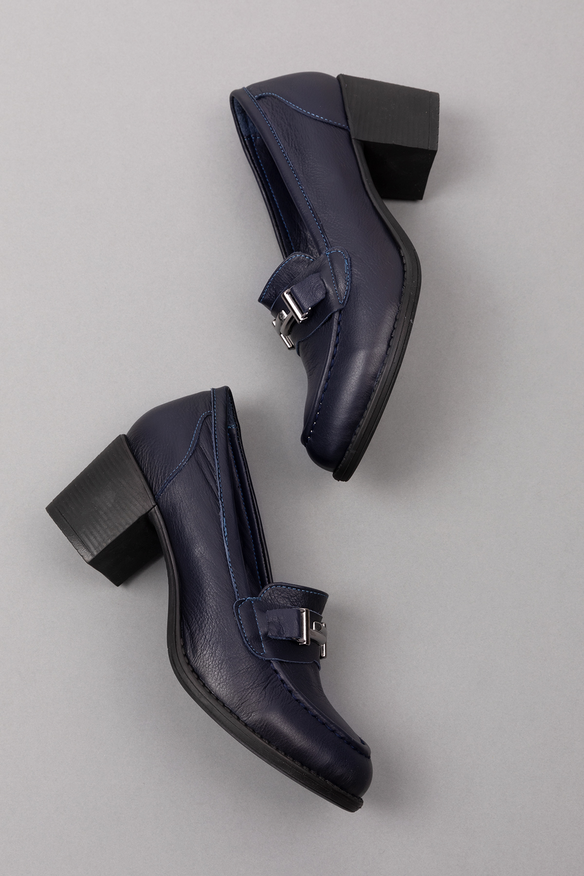 Gondol Kadın Hakiki Deri Rahat Topuklu Ayakkabı anl.7082 - Görsel 3