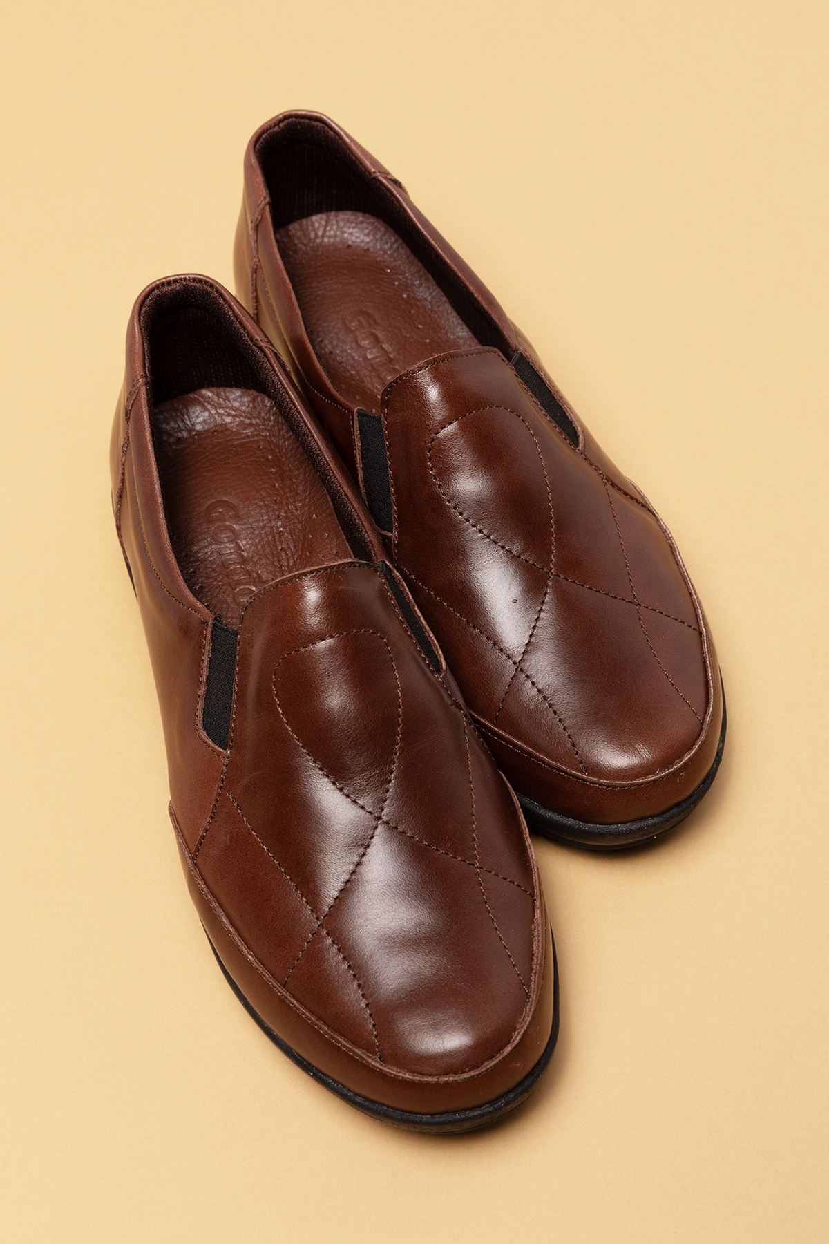 Gondol Kadın Hakiki Deri Anatomik Taban Bağcıksız Rahat Ayakkabı pyt.6217 - Görsel 9