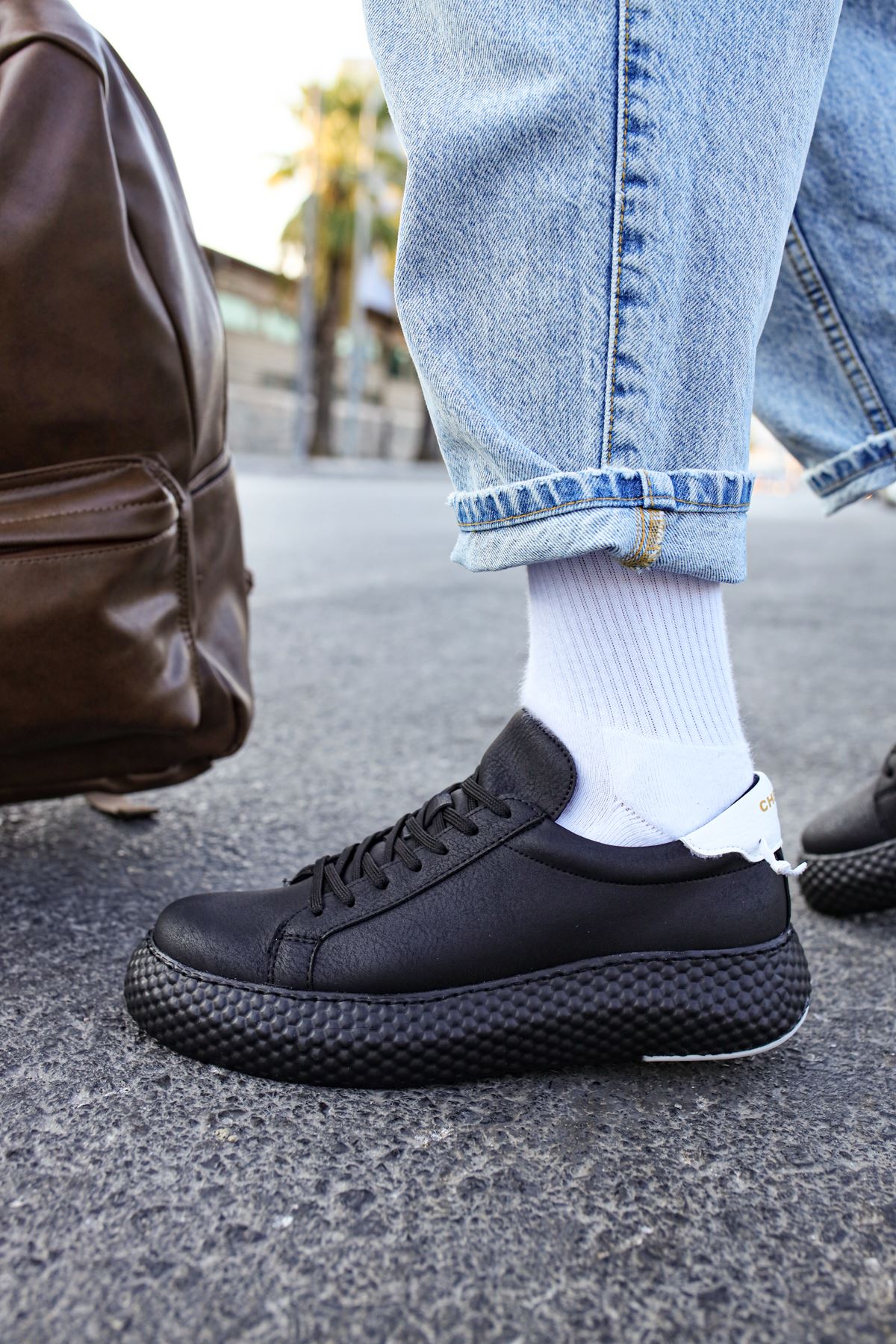 CH107 CST Felibord Erkek Ayakkabı SIYAH/BEYAZ - Görsel 2