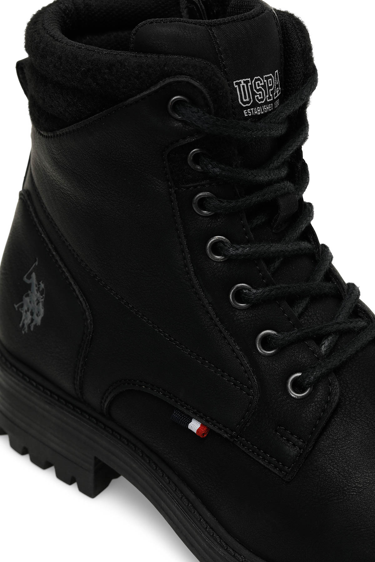 U.s. Polo Assn. U.s. Polo Assn. ZERVA 3PR Siyah Erkek Worker Bot | Flo Siyah - 8. görsel