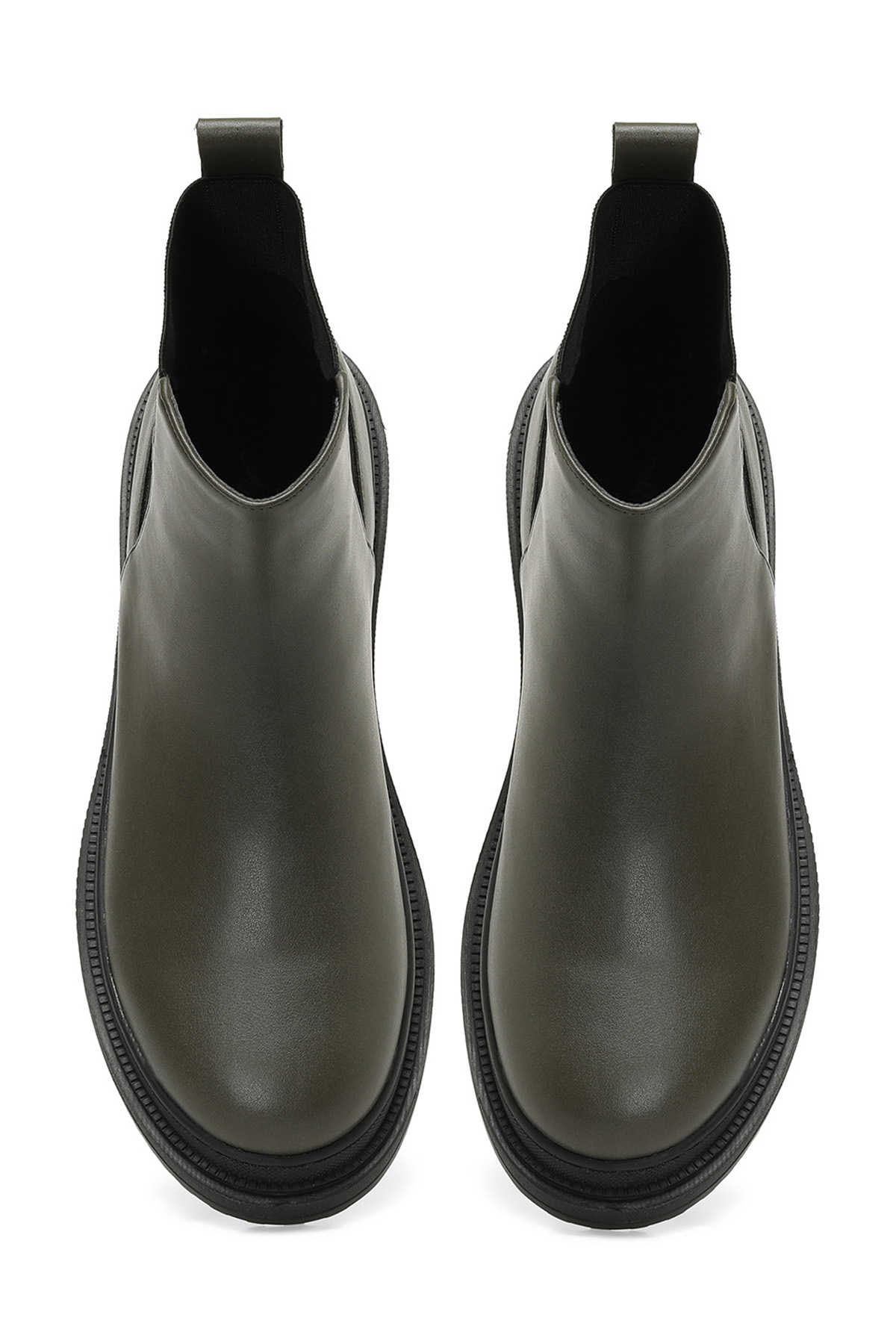 CW23104 3PR Yeşil Kadın Chelsea Bot - Görsel 5
